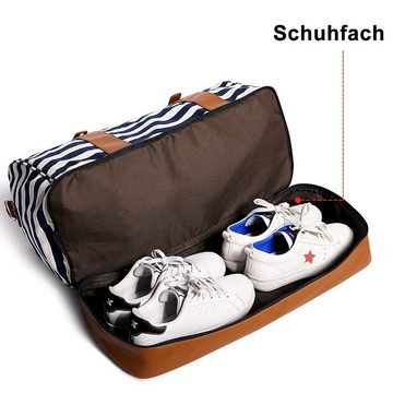 S-ZONE Reisetasche »OTSZD04V949« (1-tlg), Fitness-Freizeit-Sport- Reisetasche mit Schuhfach