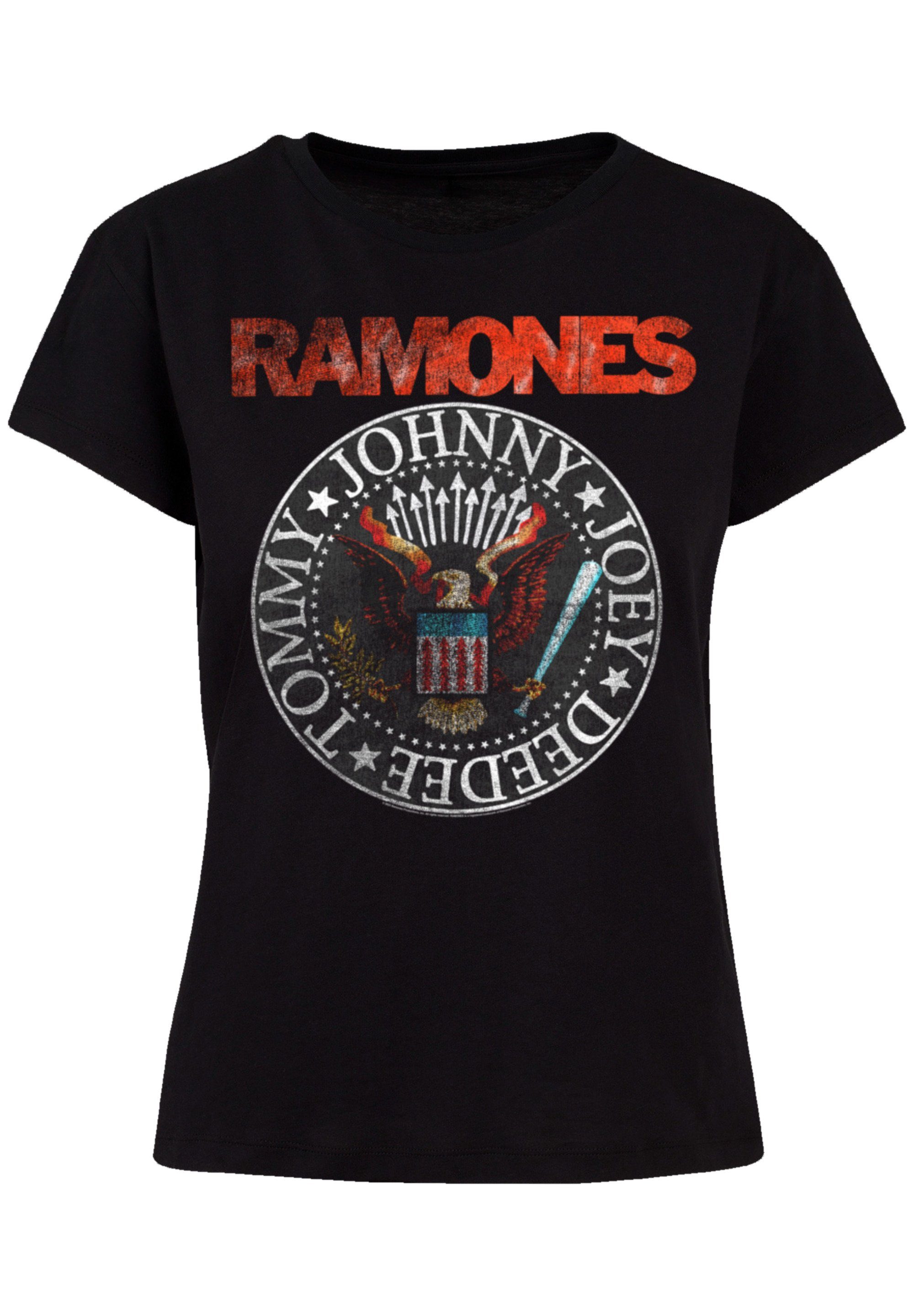 F4NT4STIC T-Shirt Ramones Rock Band Premium SEAL Qualität, Rock-Musik VINTAGE EAGLE Band, Musik