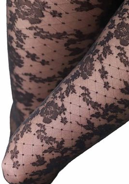 Oroblú Feinstrumpfhose Sensuel Lace 20 DEN (Packung 1 St. 1er-Pack) verführerisch