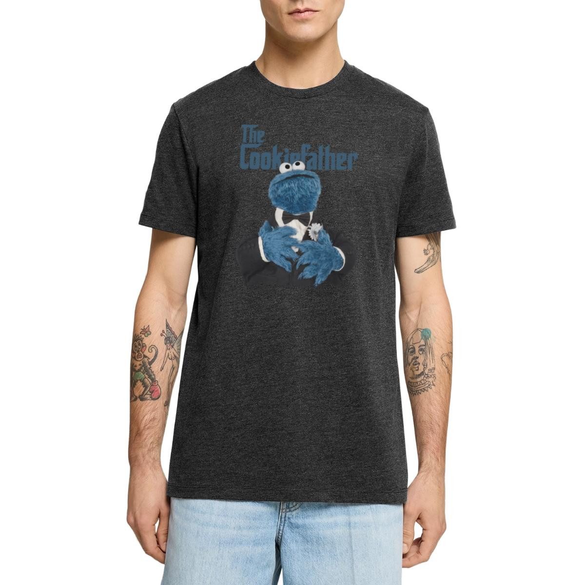 T-Shirt Sesamstraße The Cookiefather Männer Premium T-Shirt