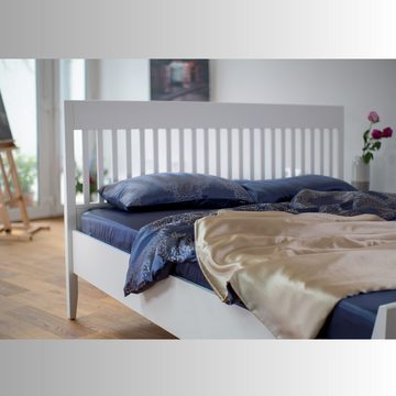 Bettbezug Seiden-Bettbezug aus Maulbeerseide, blue / taupe, orignee (1 St)