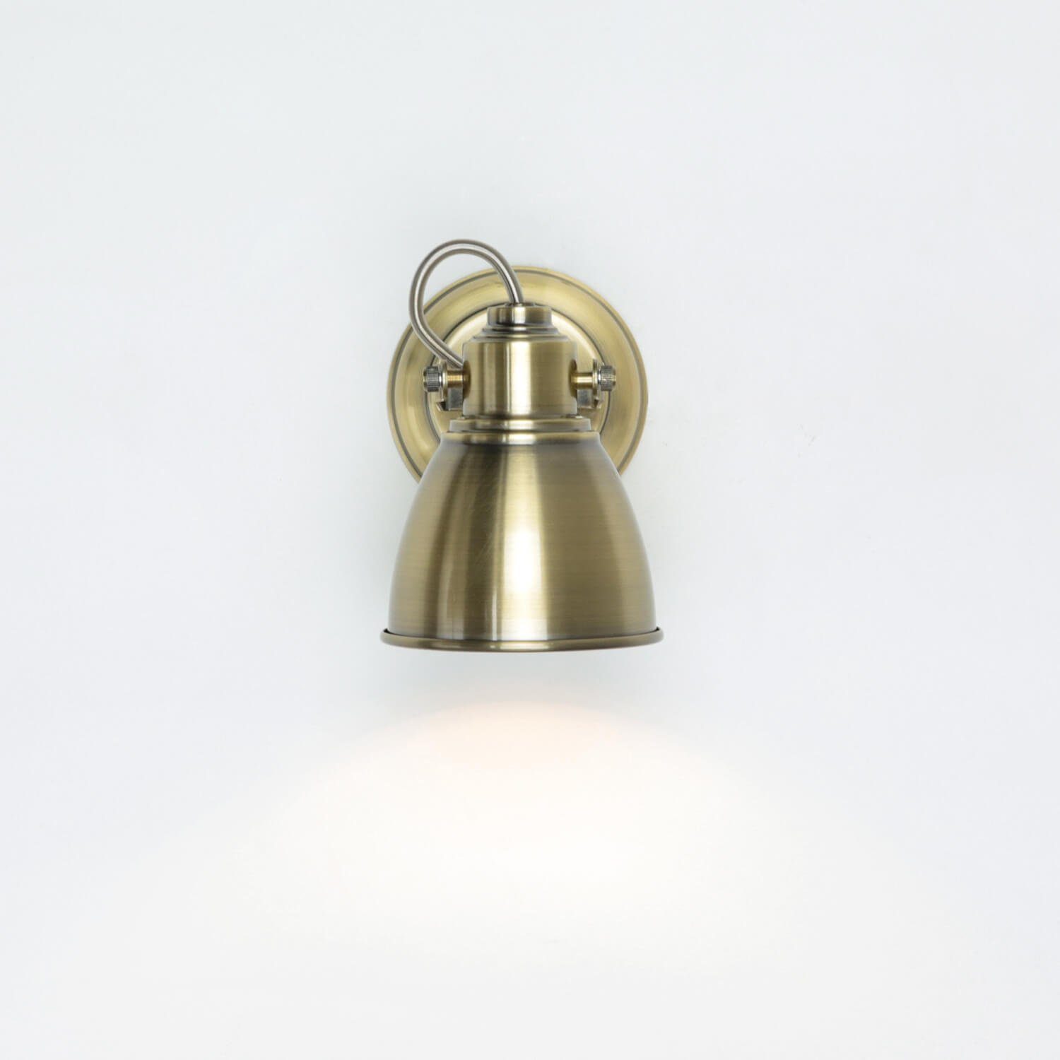 Bronze verstellbar Leuchtmittel, Wandspot ohne Licht-Erlebnisse Wandstrahler in Industrial ALEX, Design