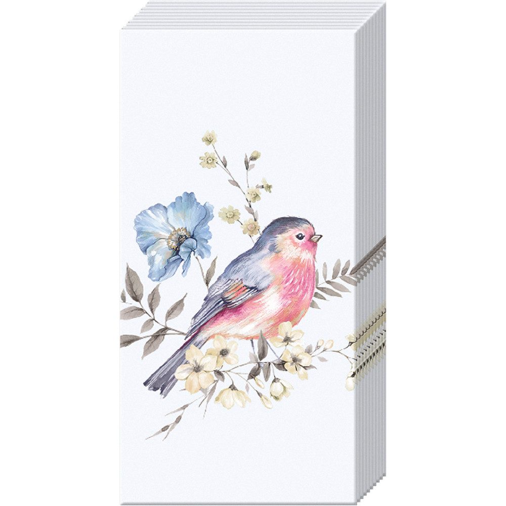 IHR Papierserviette Papiertaschentücher 'Birds', (10 St), 10 Stück
