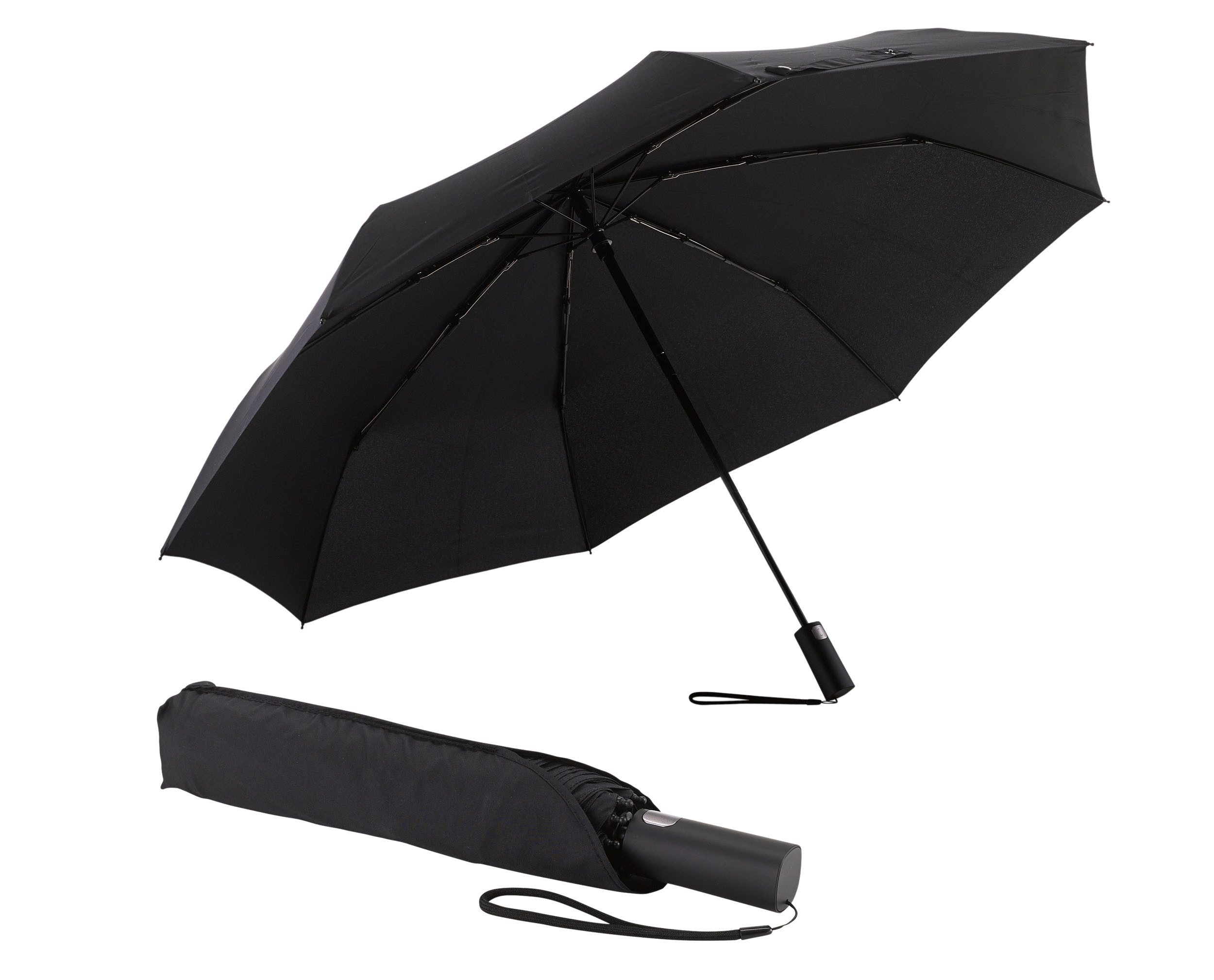 EuroSCHIRM® Partnerschirm Automatik 3432, schwarz, kompakte günstig online kaufen