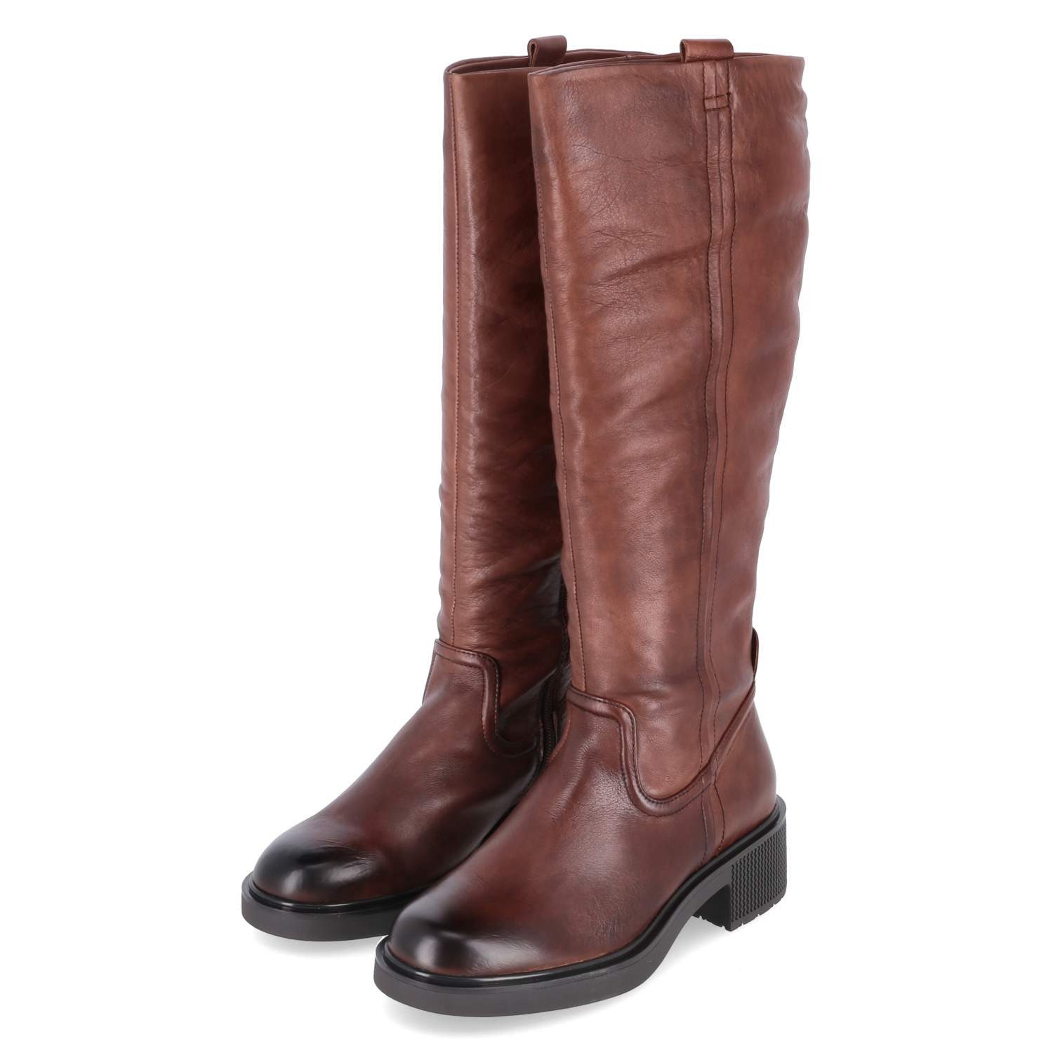 Kaerlek Kaerlek Klassische Stiefel Renee 03 Cognac Damen Glattleder brown Stiefel