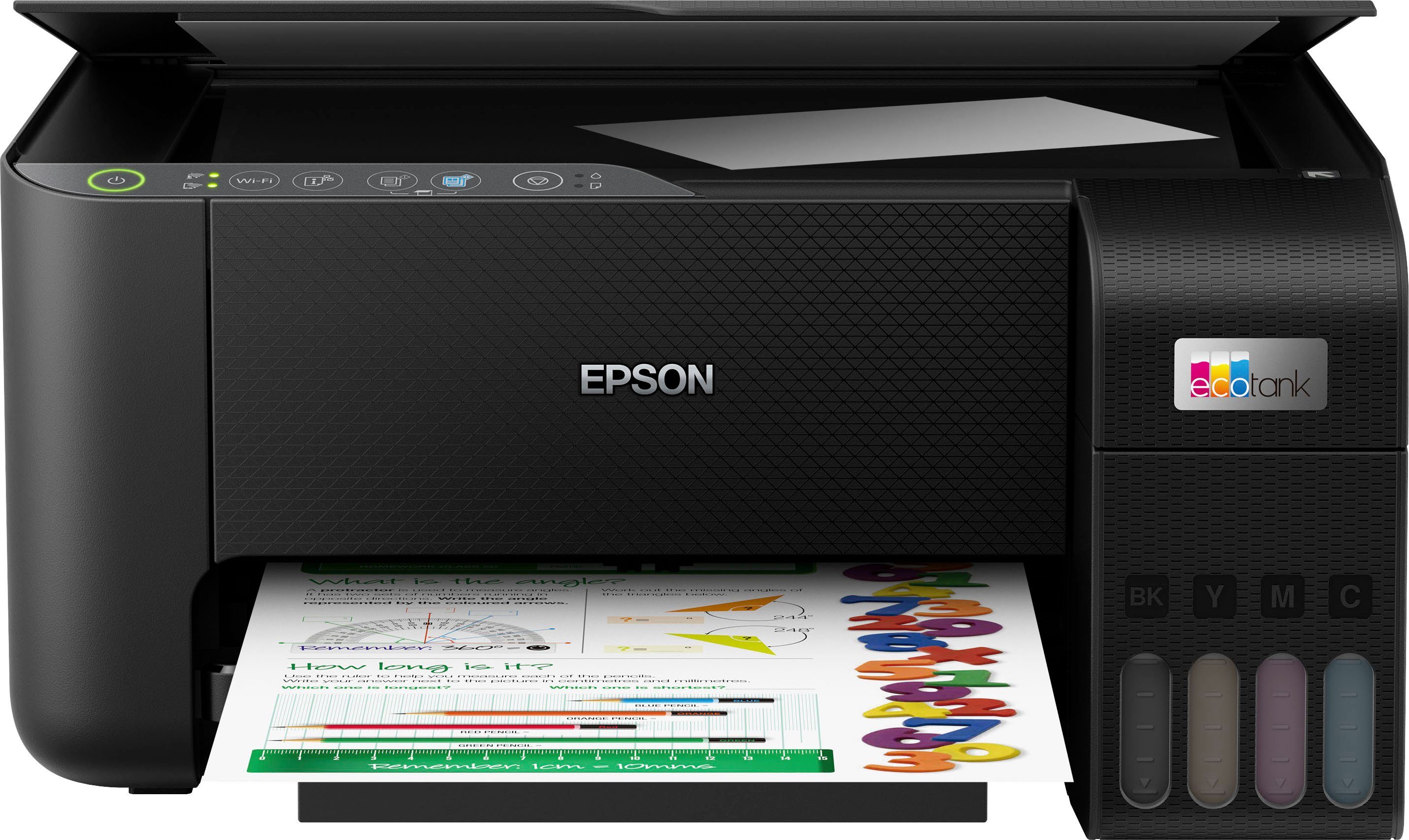 Epson EcoTank ET-2810 Tintenstrahldrucker, (WLAN (Wi-Fi), Wi-Fi Direct),  Epson Smart Panel App, Epson Connect (Email Print, Remote Print Driver)
