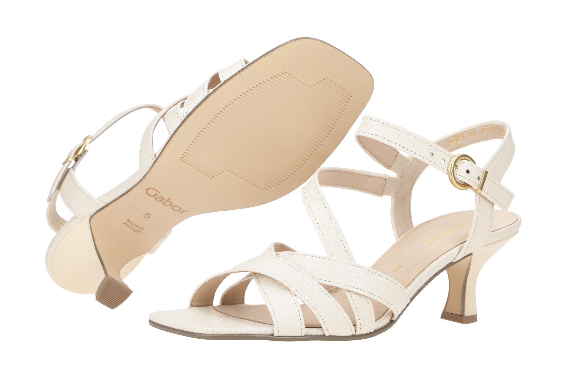 21.781.22 Gabor Sandalette Beige (panna)