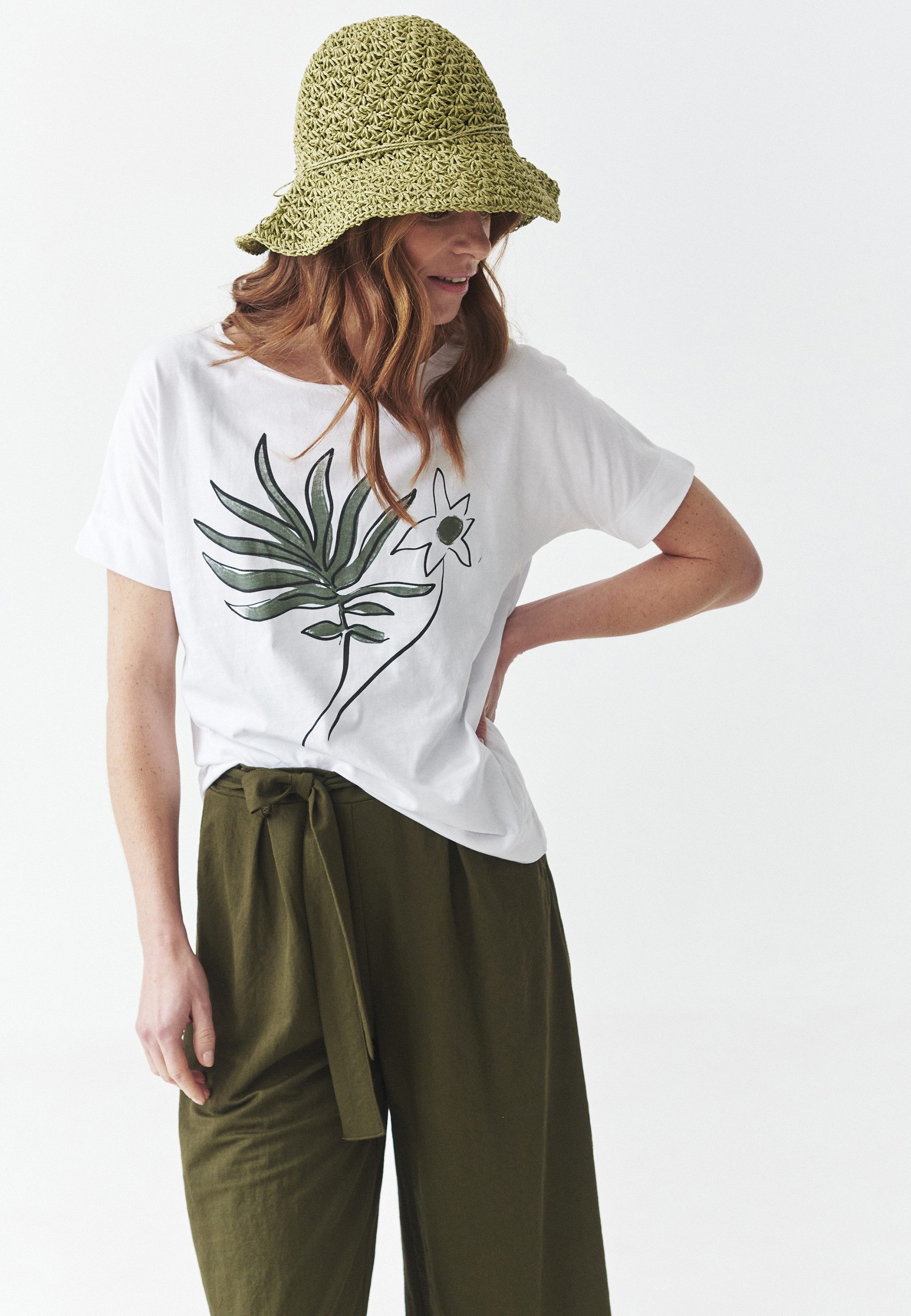 TATUUM T-Shirt Baumwoll-T-Shirt Mit Floralem Druck - Lali