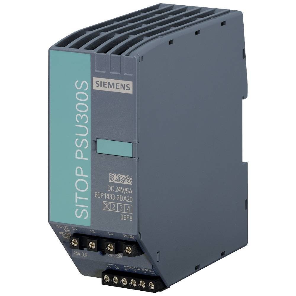Stromversorgung SITOP PSU300S, 3-phasig DC 24 V/5 Hutschienen-Netzteil