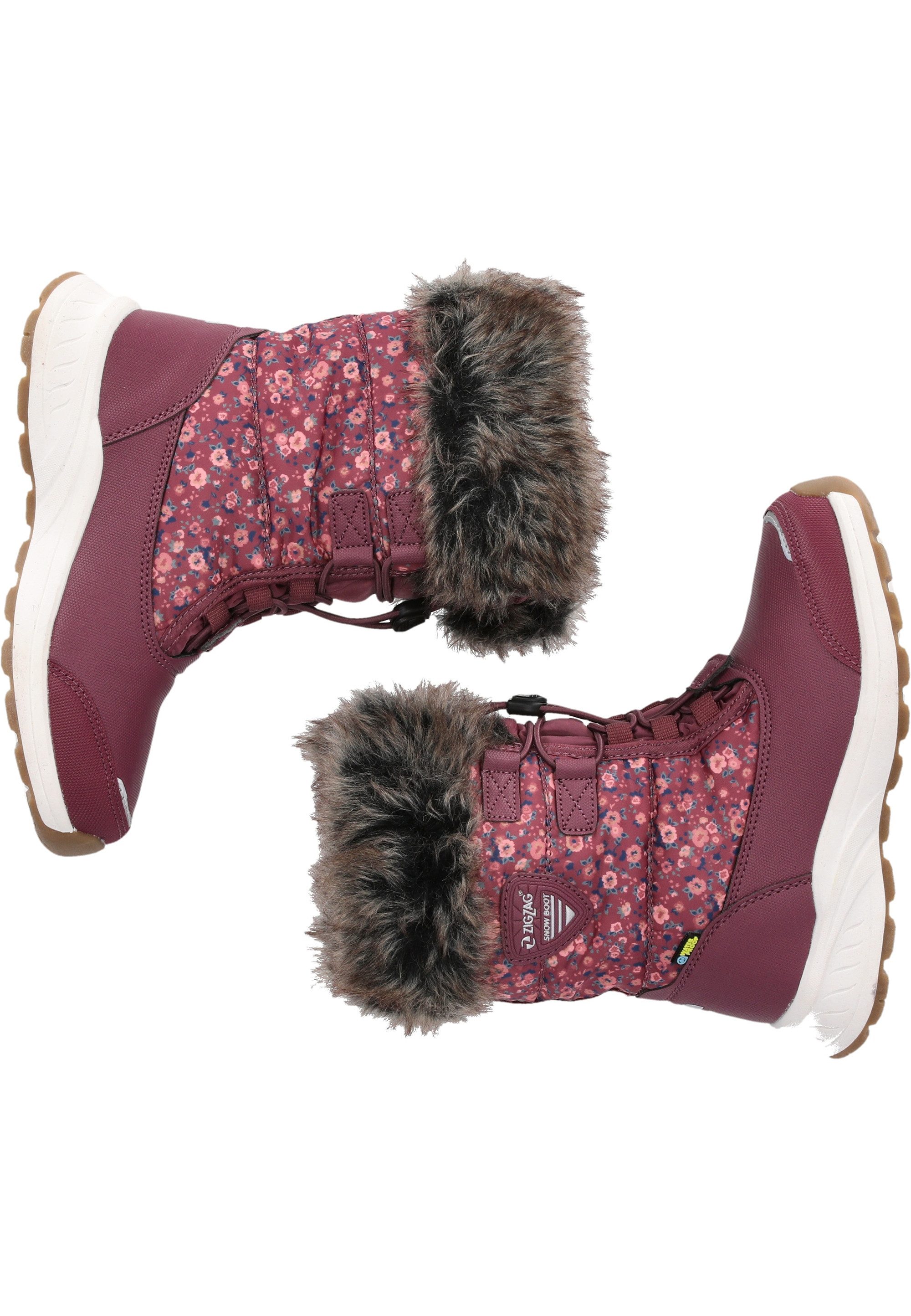 ZIGZAG Wesend Stiefel mit bequemem Kunstfellbesatz und Allwetterprofil