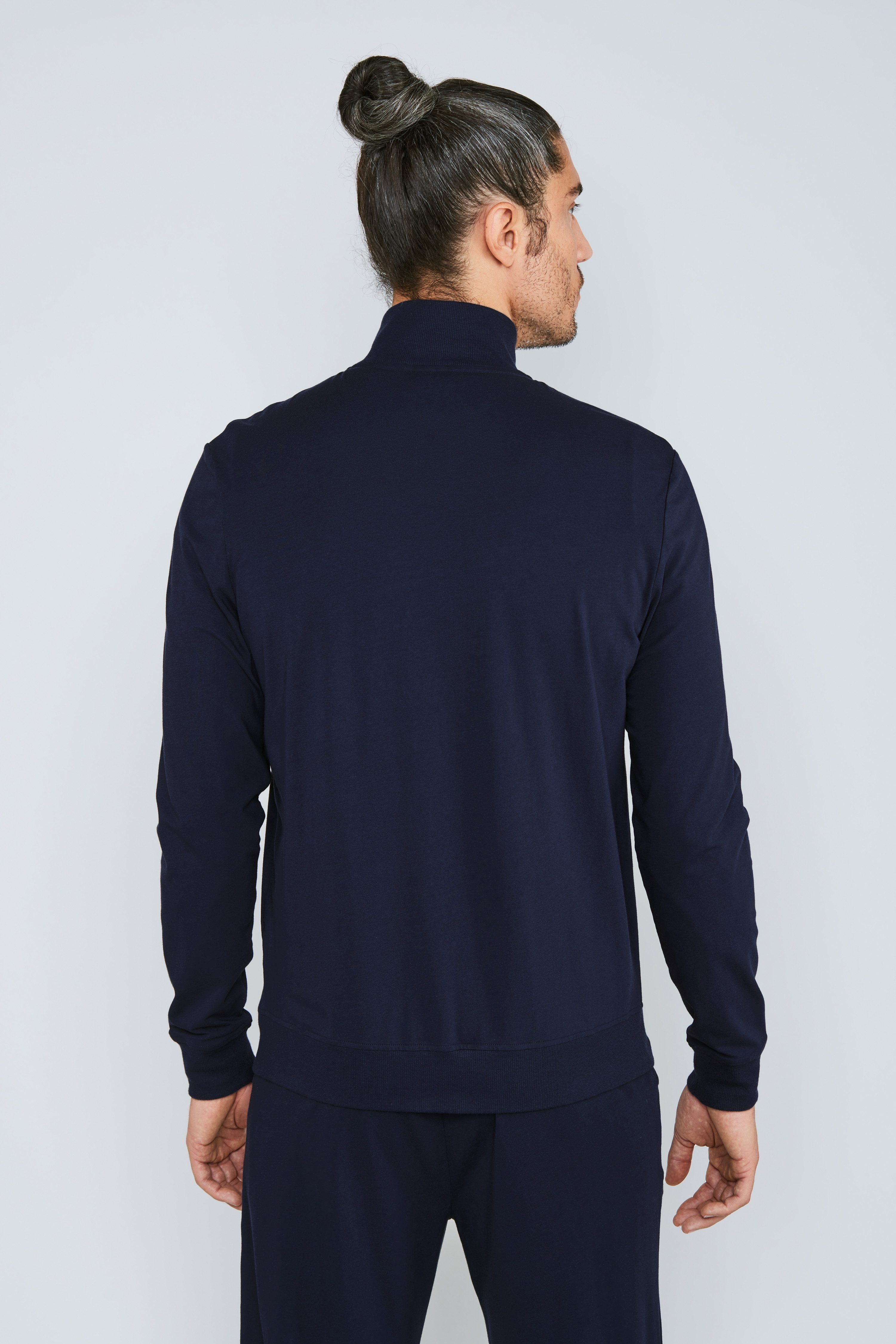 JOOP! Sweatjacke Comfort Stehkragen, Regular Fit, geteilte Kängurutaschen, langärmelig