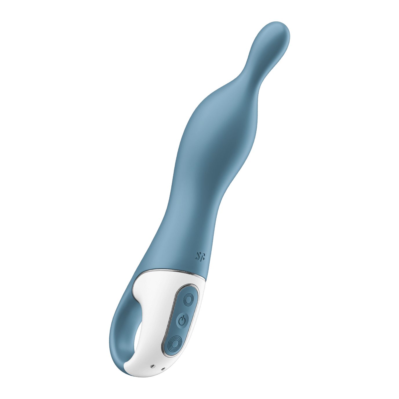 Satisfyer Klitoris-Stimulator Satisfyer "A-Mazing 1", A-Punkt-Vibrator, flexible Spitze, 21,5cm blau