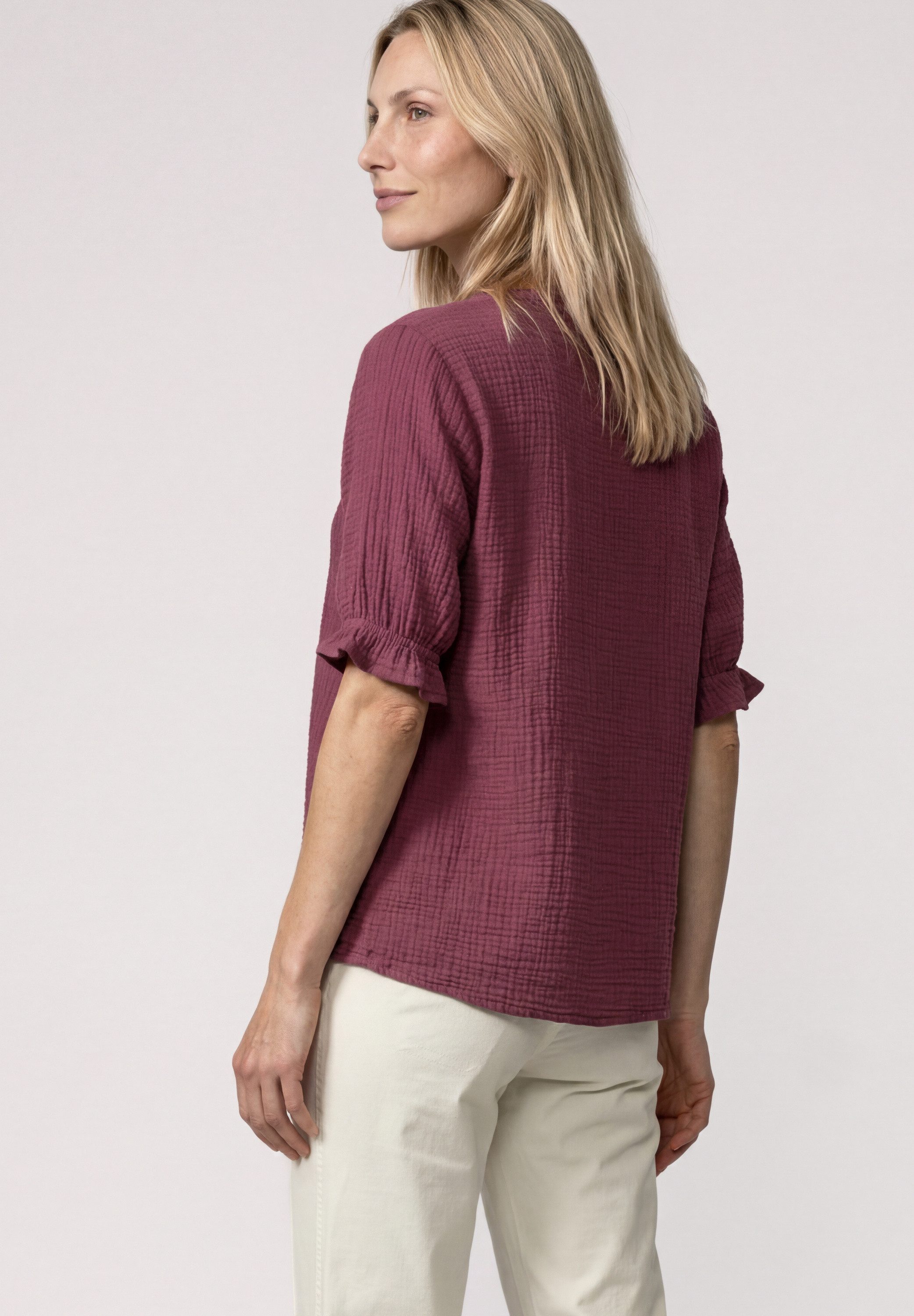STREET ONE Shirtbluse aus reiner Baumwolle