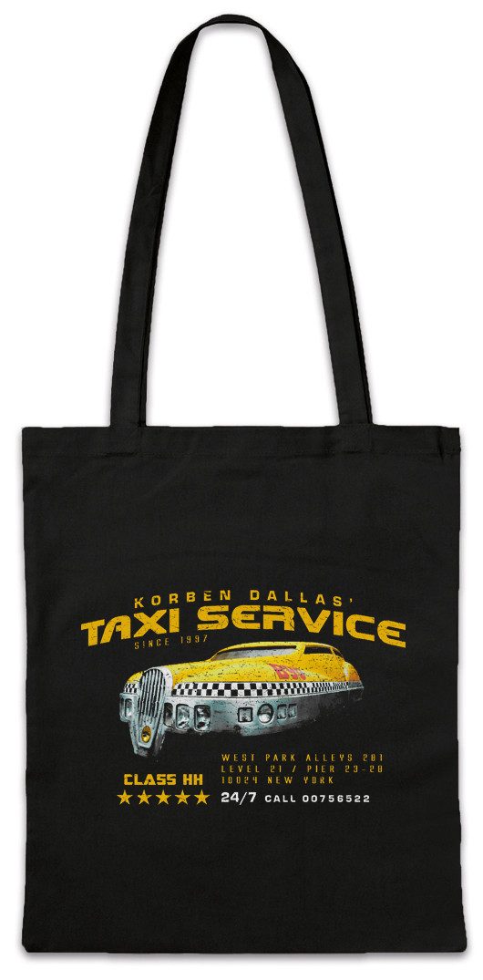 Beuteltasche Korben Dallas Taxi Service Stofftasche Das fünfte The Fifth Element 5