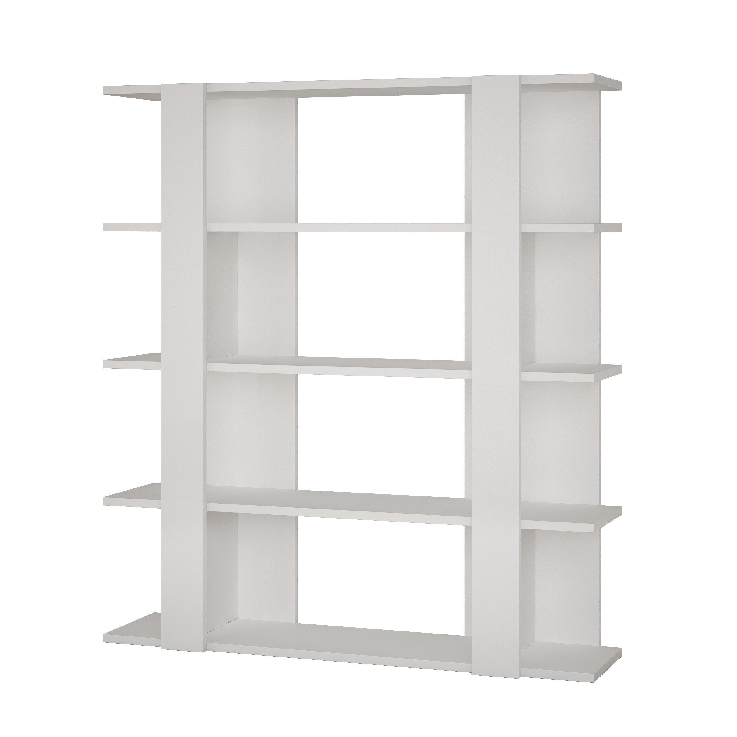 Decortie Bücherregal Tita, Modernes Bücherregal, 110 x 29 x 122 cm