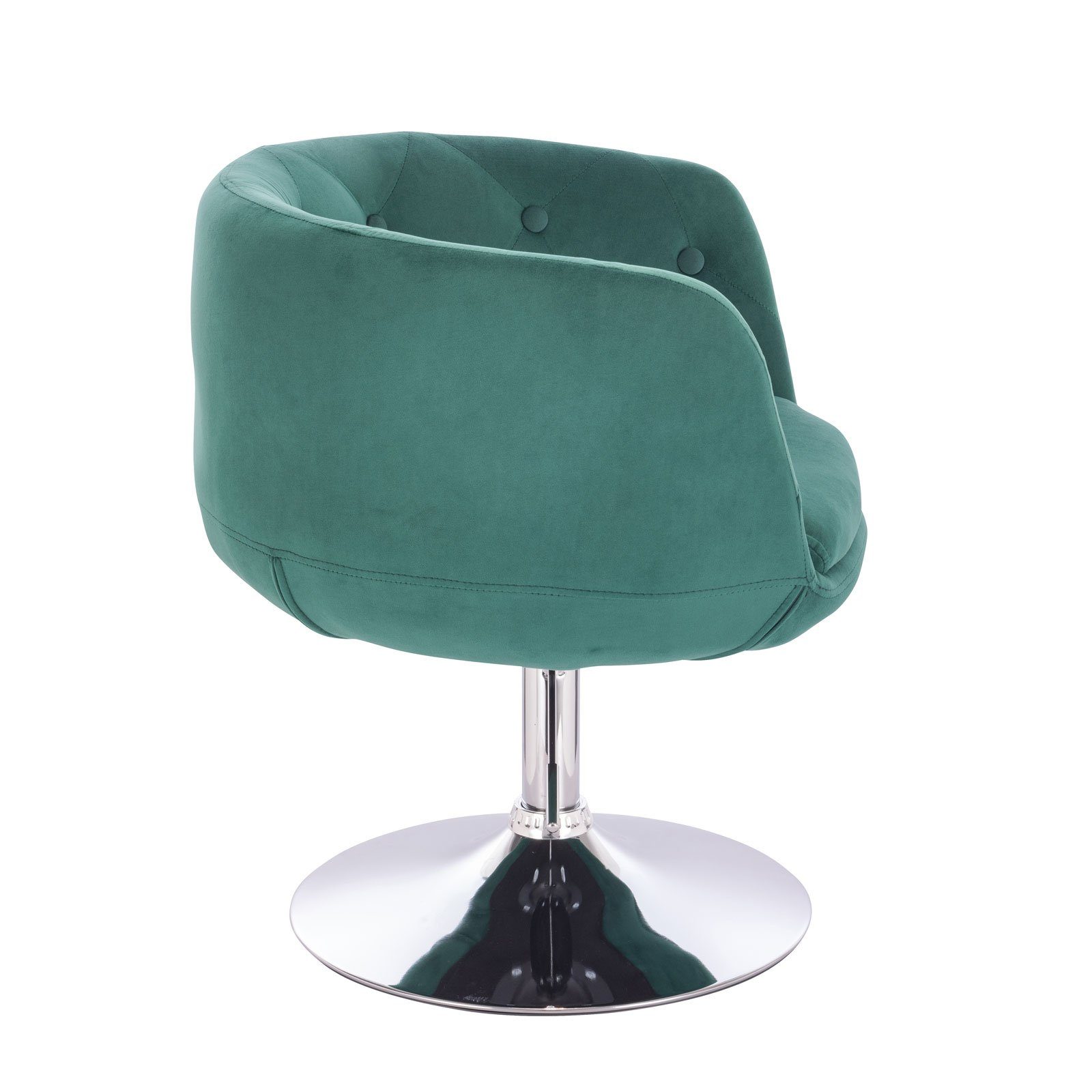 SVITA Cocktailsessel PANAMA (1-St., Drehsessel), 360° drehbar, verchromtes Gestell, gepolstert, höhenverstellbar