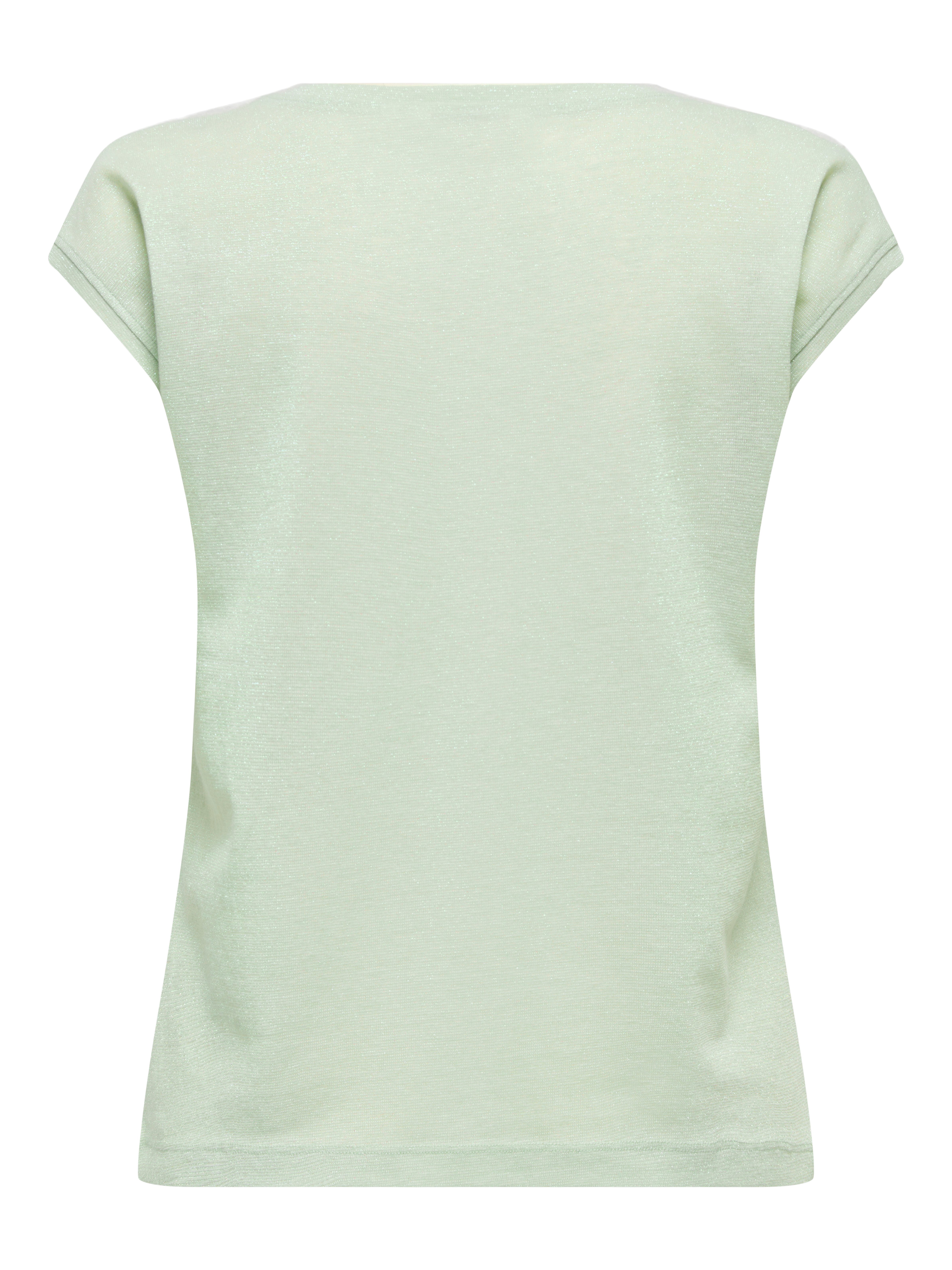 ONLY Kurzarmshirt ONLSILVERY S/S V NECK LUREX TOP JRS NOOS günstig online kaufen