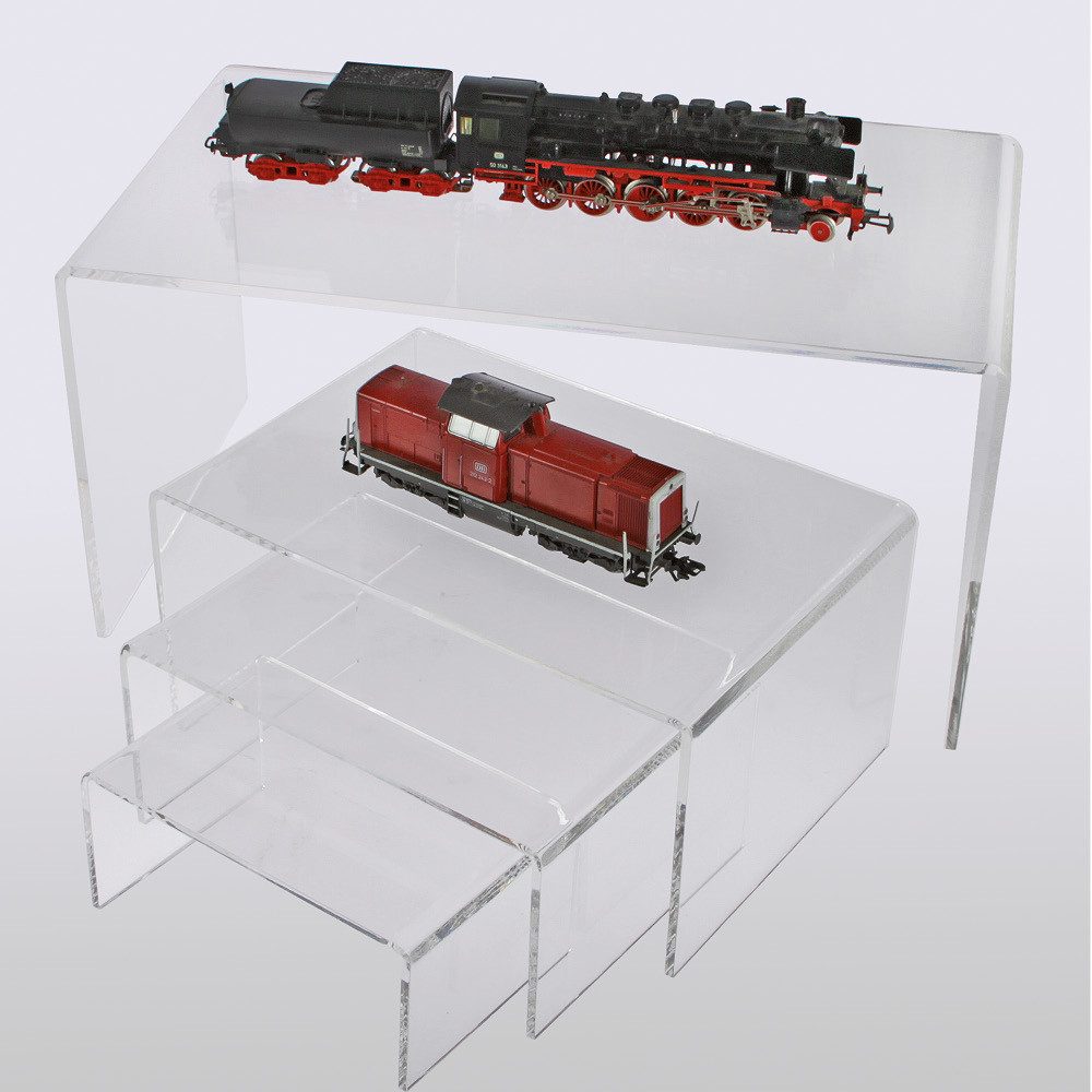 Safe-Album Vitrine Präsentations-Brücken transparent