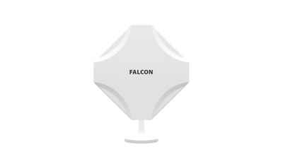 Falcon Falcon DIY 5G LTE Fensterantenne mit mobilem 1800Mbit 5G Router, weiß Mobilfunkantenne