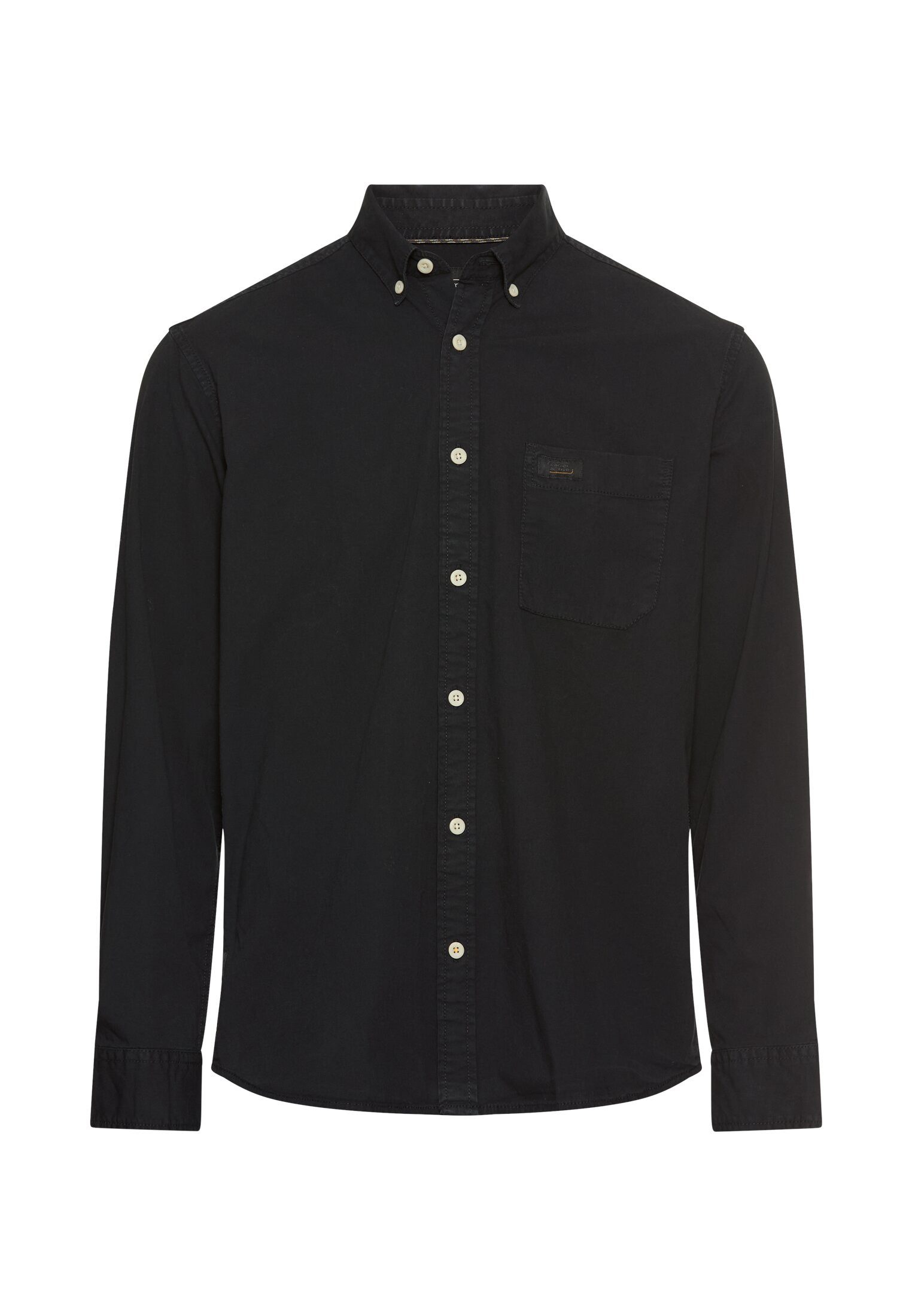 camel active Langarmhemd Langarmhemd mit Button-Down Kragen günstig online kaufen