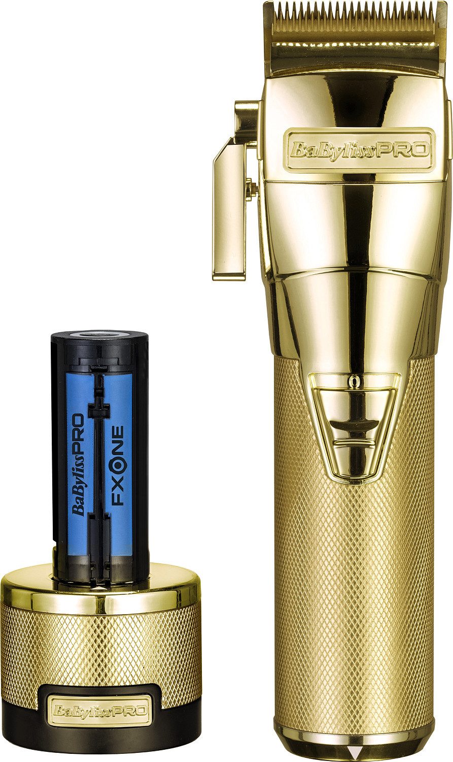 BaByliss Haarschneider BaByliss PRO Metal FX Combi Gold Set mit Haarschneider