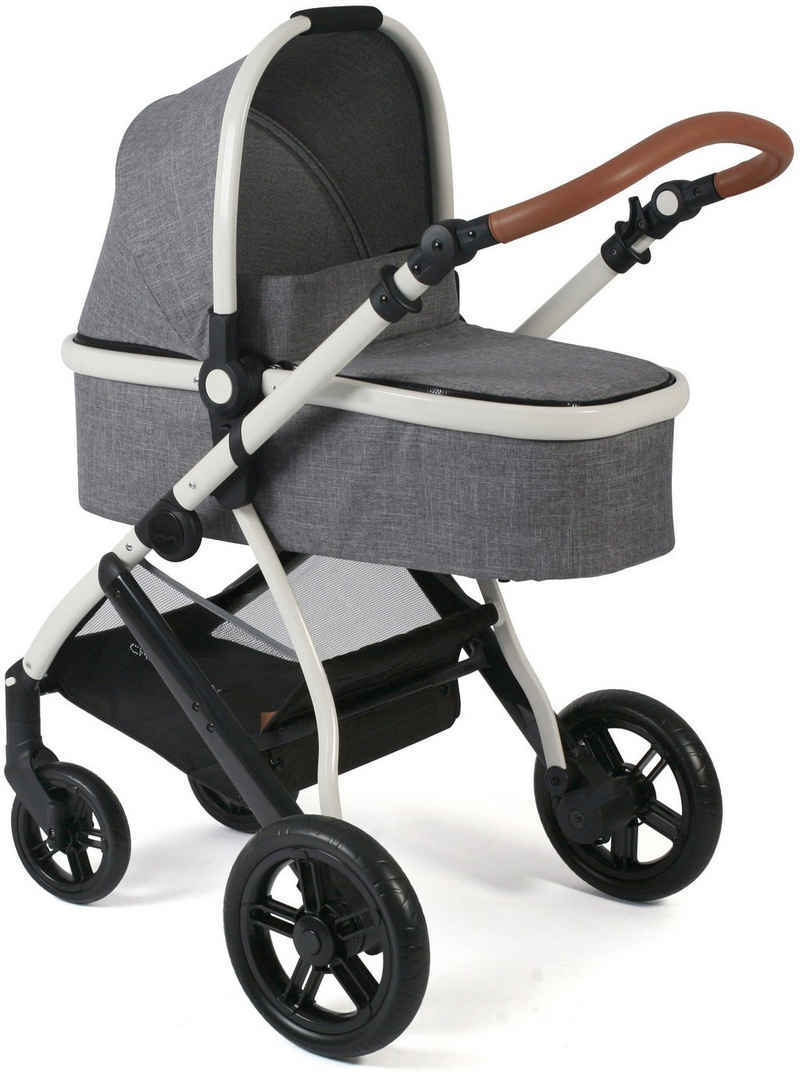 CHIC4BABY Kombi-Kinderwagen Torre, Melange Grau, ; Kinderwagen