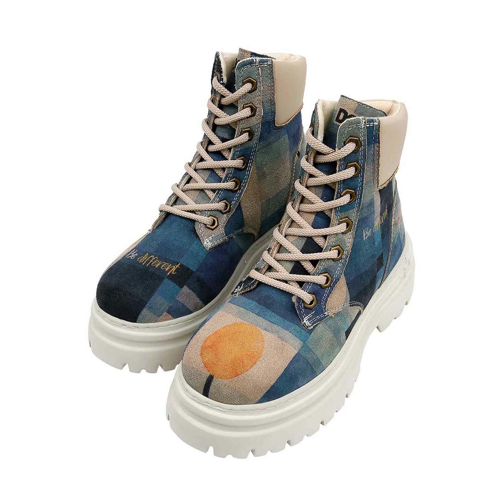 DOGO Nimble Platform Boot Be-Different Damen Stiefeletten Schnürstiefelette günstig online kaufen