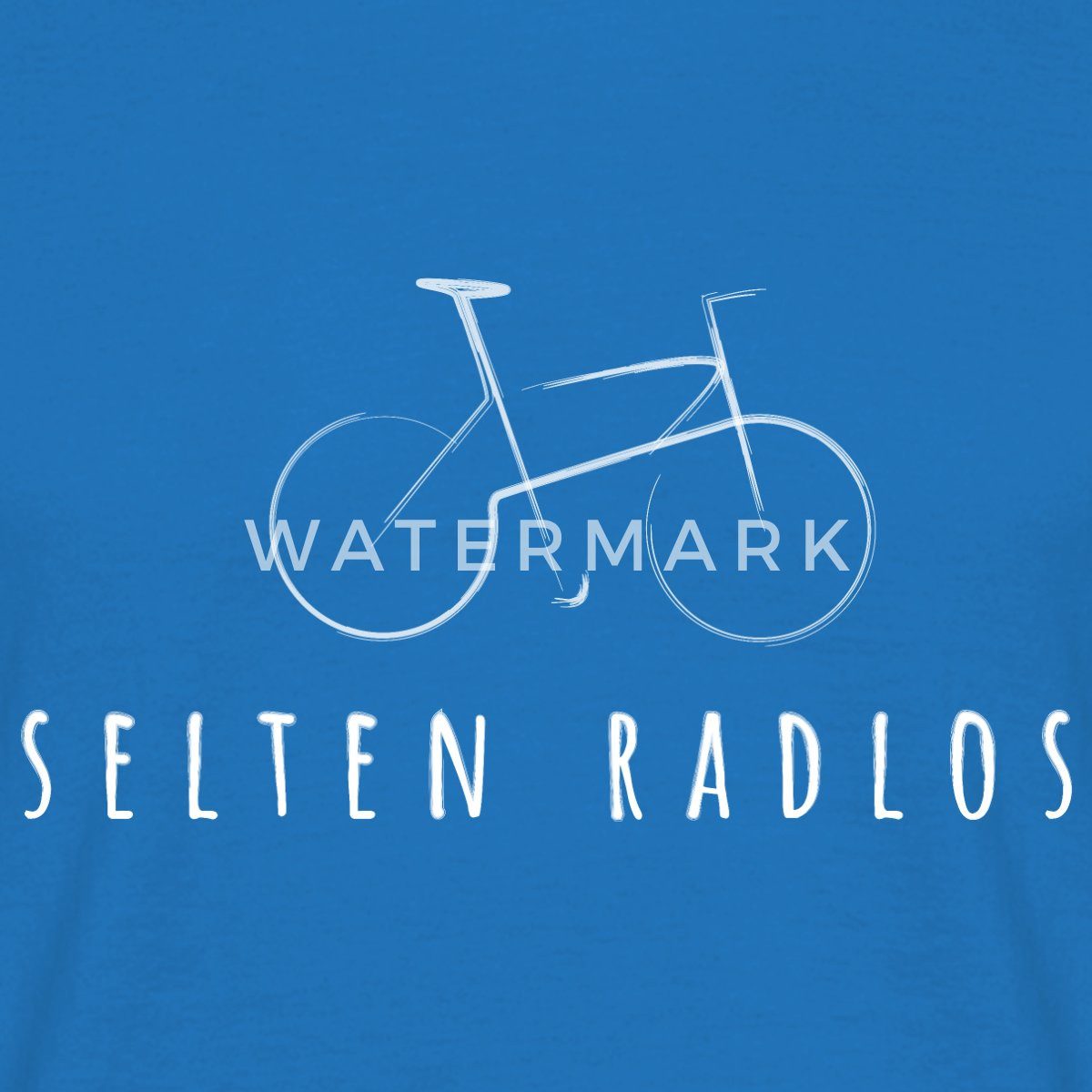 Spreadshirt T-Shirt Fahrrad Geschenk Selten Radlos günstig online kaufen