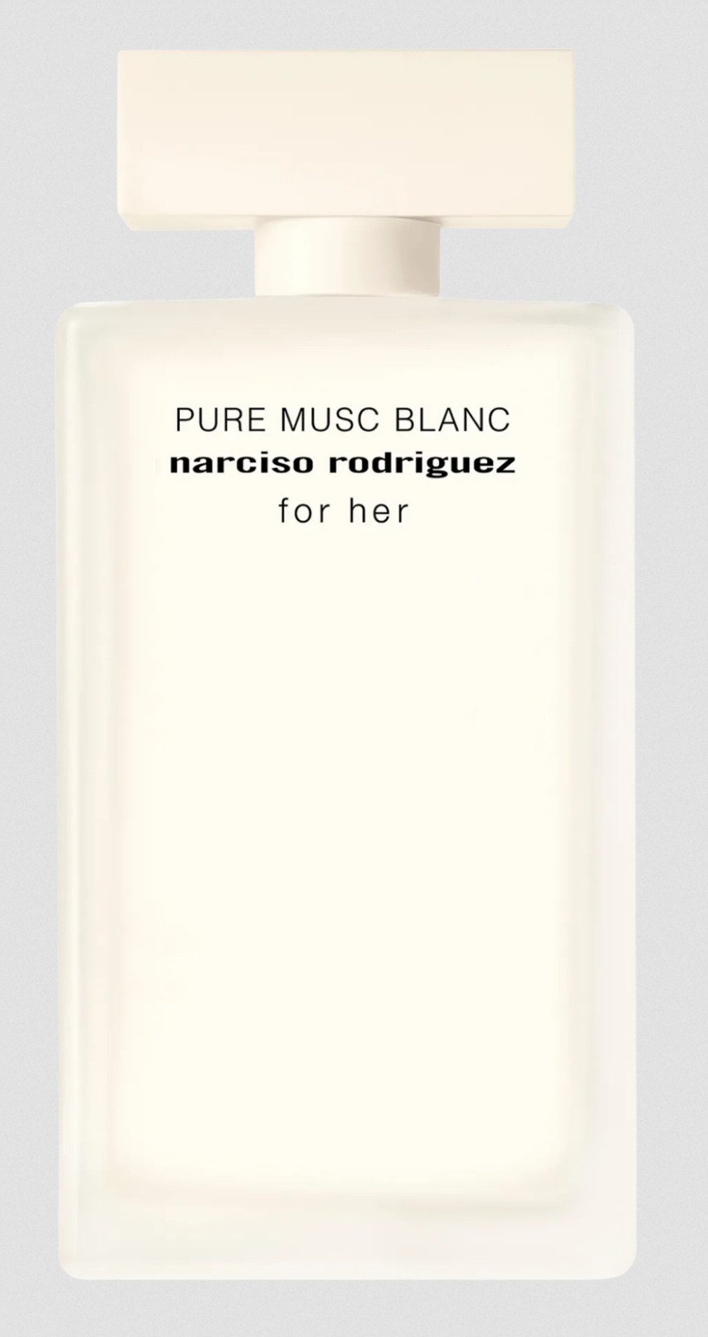 narciso rodriguez Eau de Parfum For Her Pure Musc Blanc, Glasflakon, Parfüm EDP, Damenduft