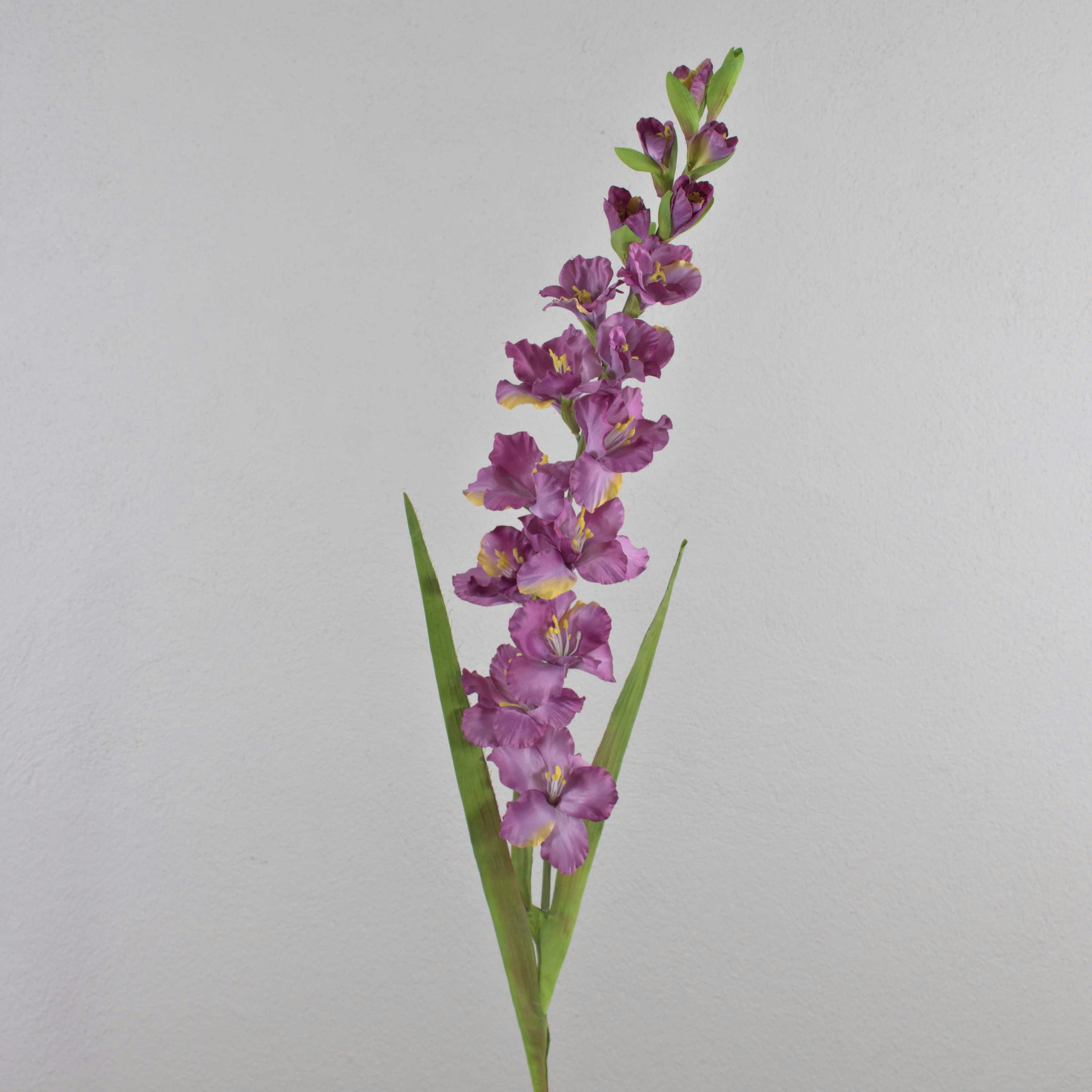 Kunstblume Künstliche Gladiole THEOPHORA, violett-gelb, 110cm Gladiole, artplants, Höhe 110.0 cm