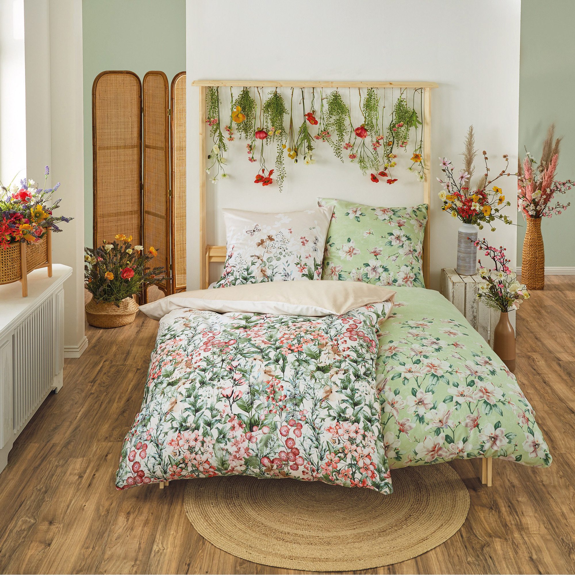 Kleine Wolke Bettwäsche Bettwäsche "Magnolia", Mako-Satin, günstig online kaufen
