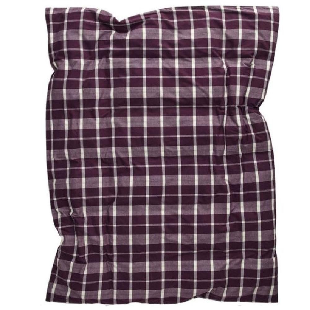 Gant Постельное белье Gant Home Einzelbettbezug mit Reißverschluss Flannel Check Deep Plum (