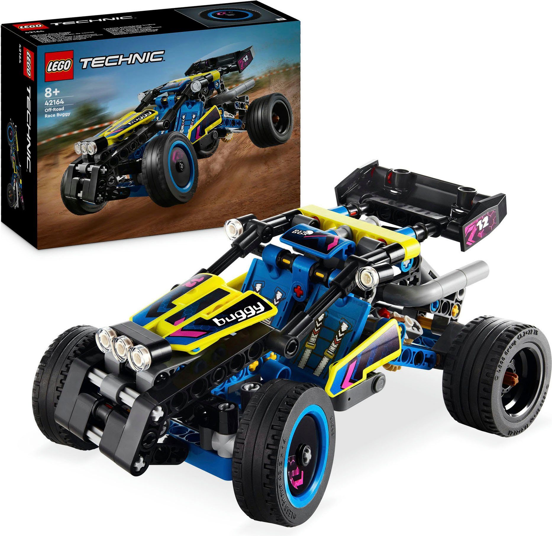 LEGO® Konstruktionsspielsteine Offroad Rennbuggy (42164), LEGO Technic, (219 St), Made in Europe