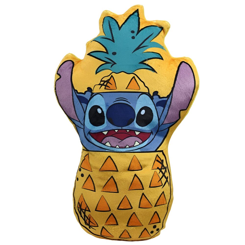 Disney Dekokissen Disney Stitch Ananas 3D mini Kissen Dekokissen Cushion 30x20x5 cm