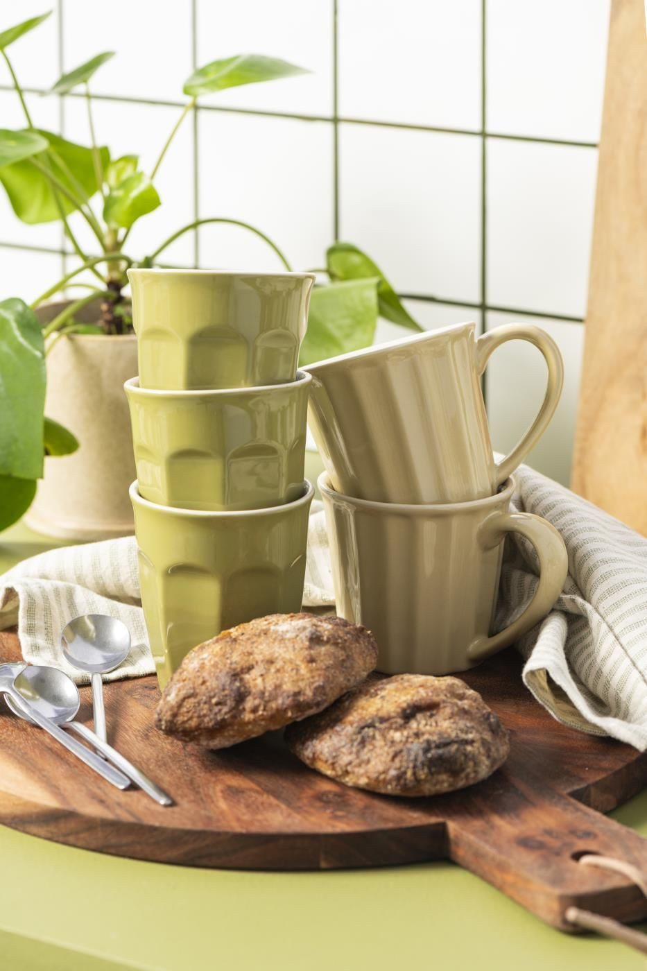 Ib Laursen Tasse Mynte, Steingut, Spülmaschinengeeignet