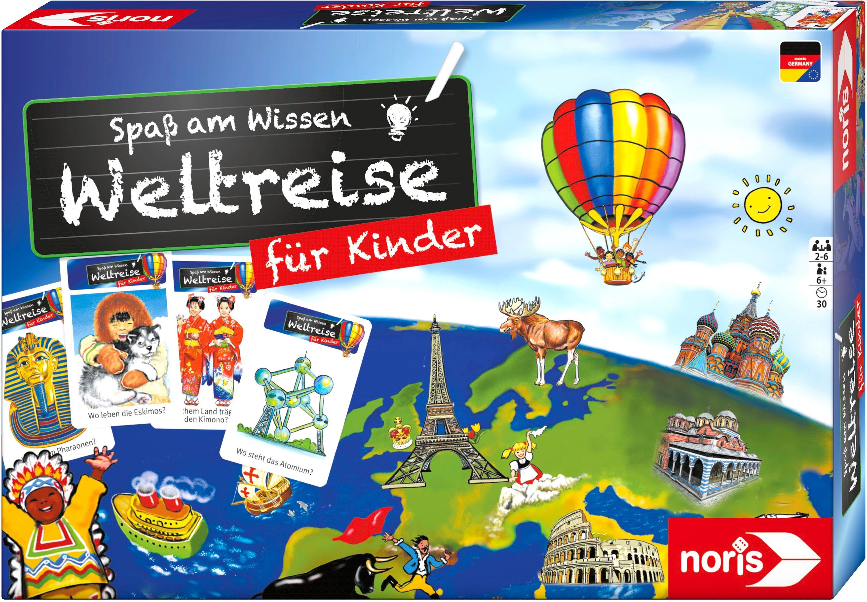 Image of Noris Spiel, Quizspiel »Spaß am Wissen - Weltreise für Kinder«