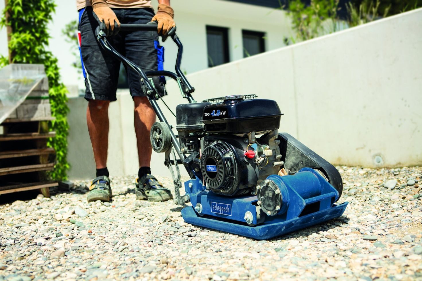 Scheppach Rüttelplatte Scheppach Rüttelplatte HP 1100 S 4-Takt 4,1 kW 5,5