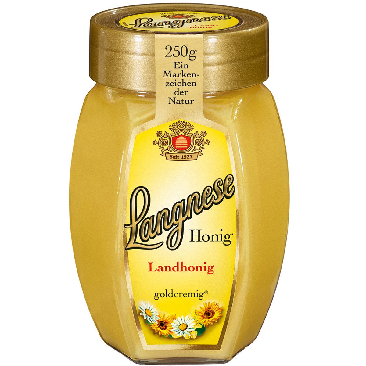 Langnese Honig, Langnese Landhonig goldcremig streichzart und buttergelb 250g