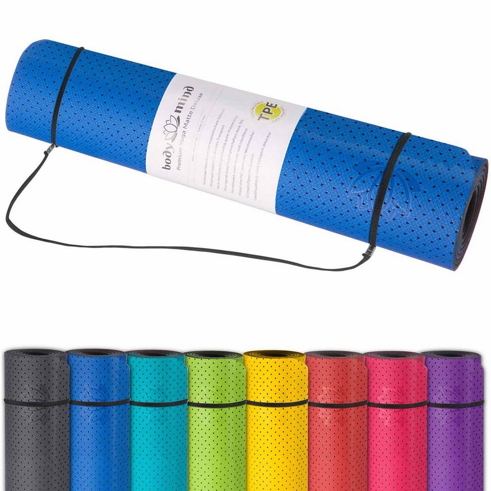 Extra Lang Yogamatte 214x76x0.6cm, Yoga Matte,rutschfest, Pilates