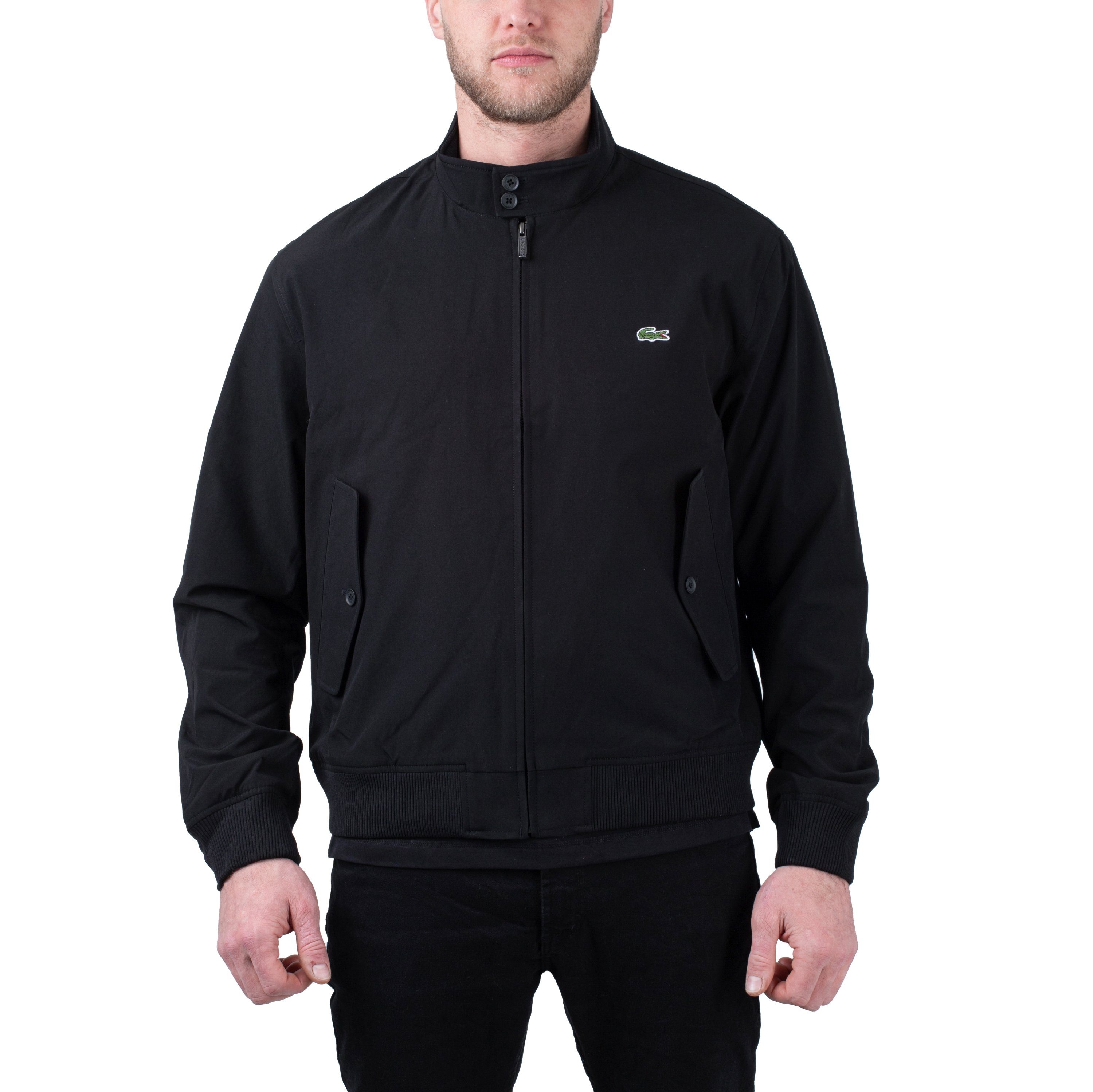 Lacoste Jacket Black Lacoste Allwetterjacke Twill