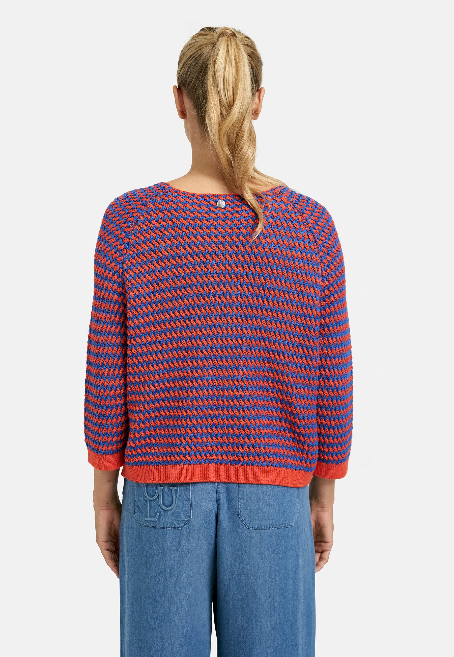 Smith & Soul Rundhalspullover mit verkürzten Ärmeln