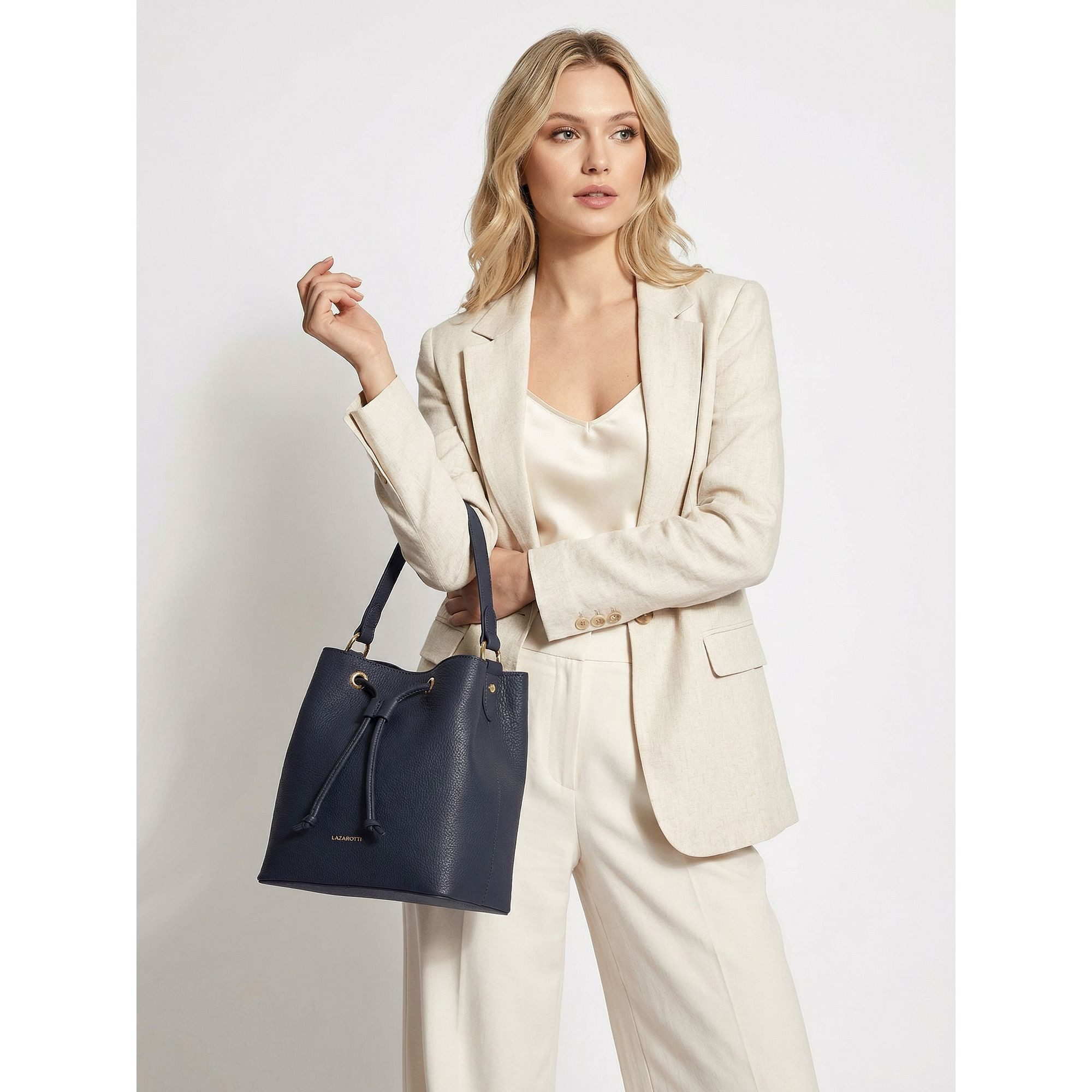 Lazarotti Beuteltasche Bologna Leather, Leder günstig online kaufen