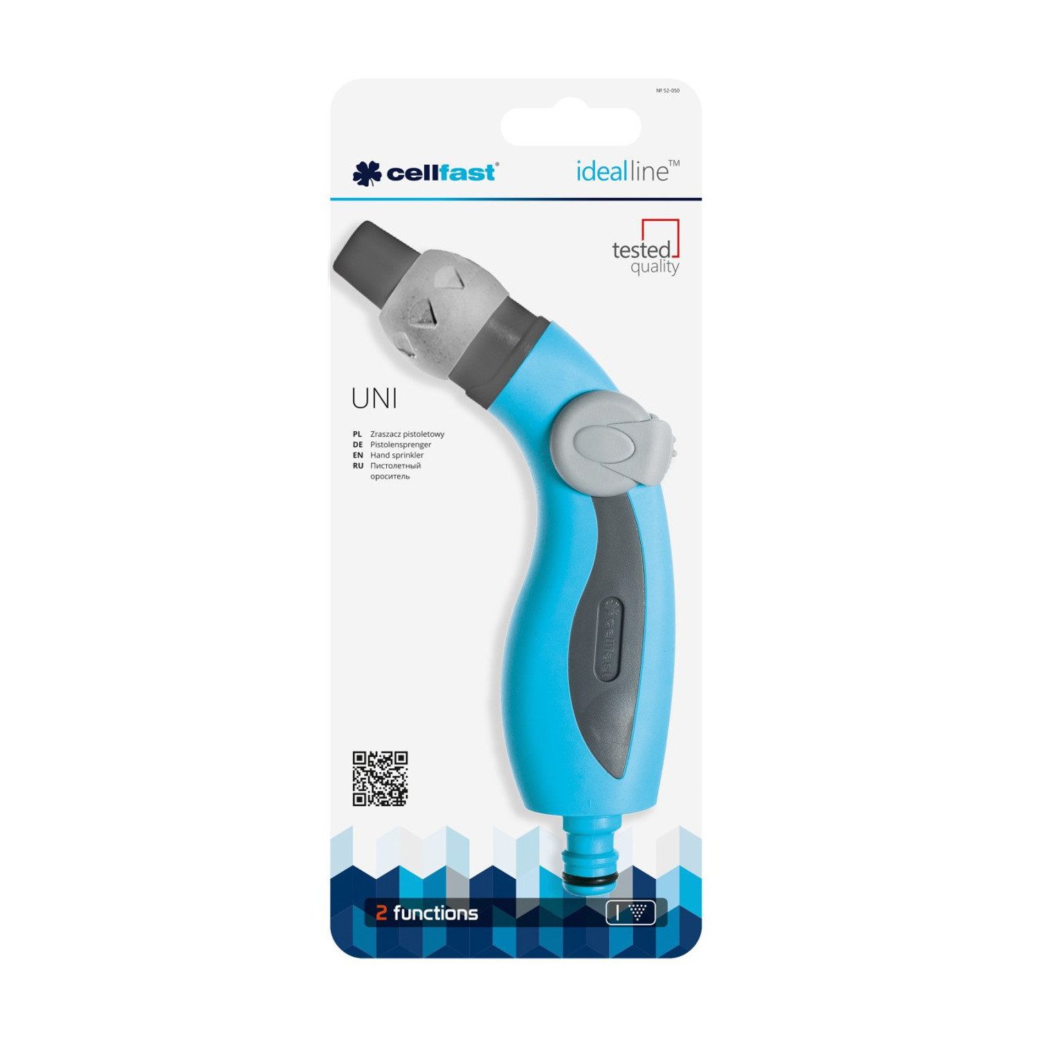 Cellfast Gartenspritze 52-050, (1-St), Uni Ideal Gartenpistolensprenger