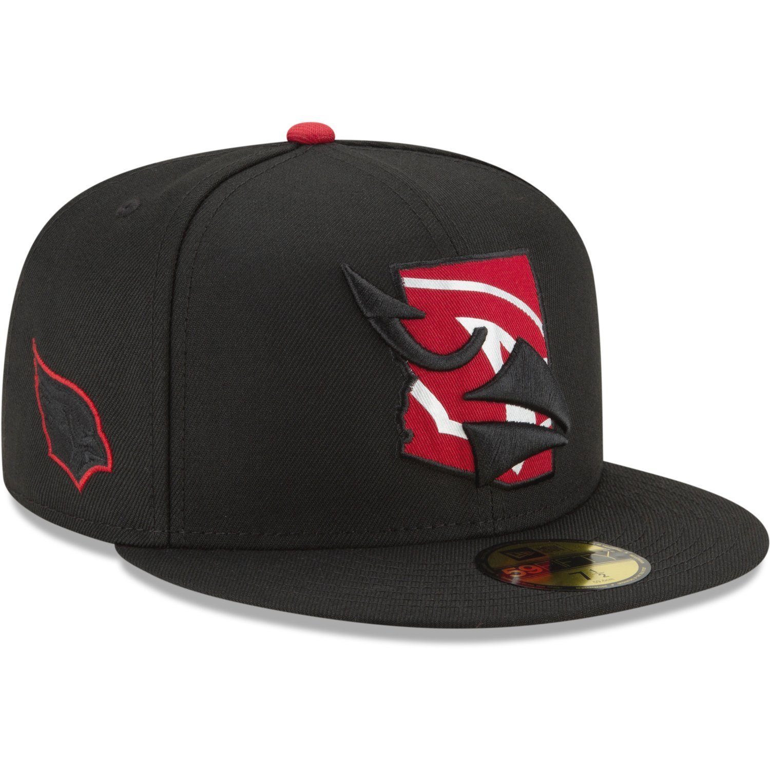 New Era Fitted Cap 59Fifty STATE LOGO NFL Teams Arizona Cardinals