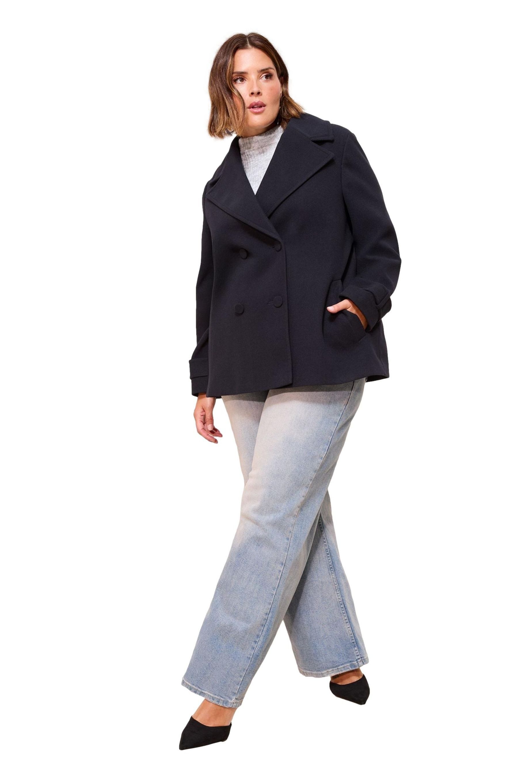 Friends Like These Caban Friends Like These Zweireihiger Cabanmantel, Curve (1-tlg)