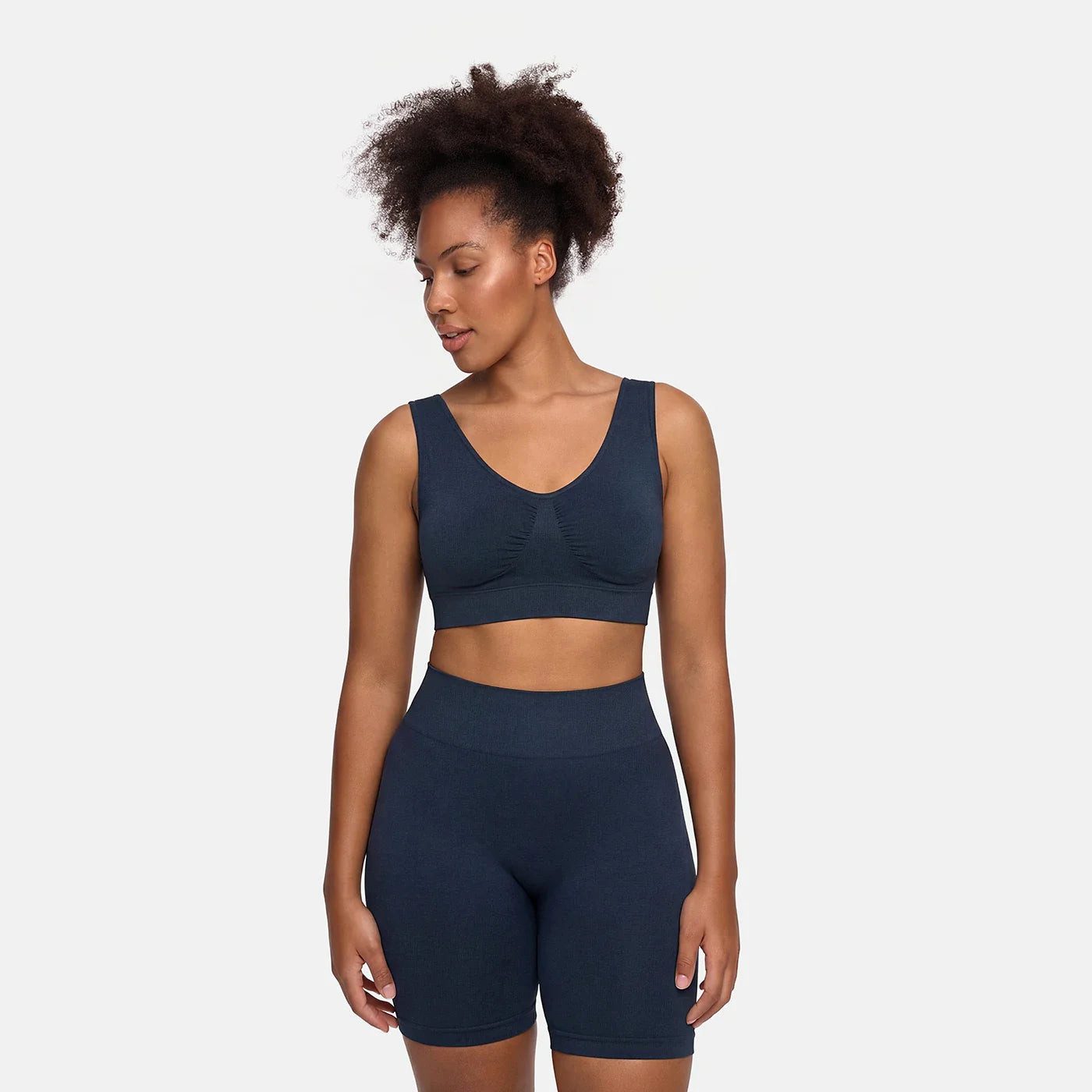 Bügelloser BH Comfy Bra-Navy Blue-S