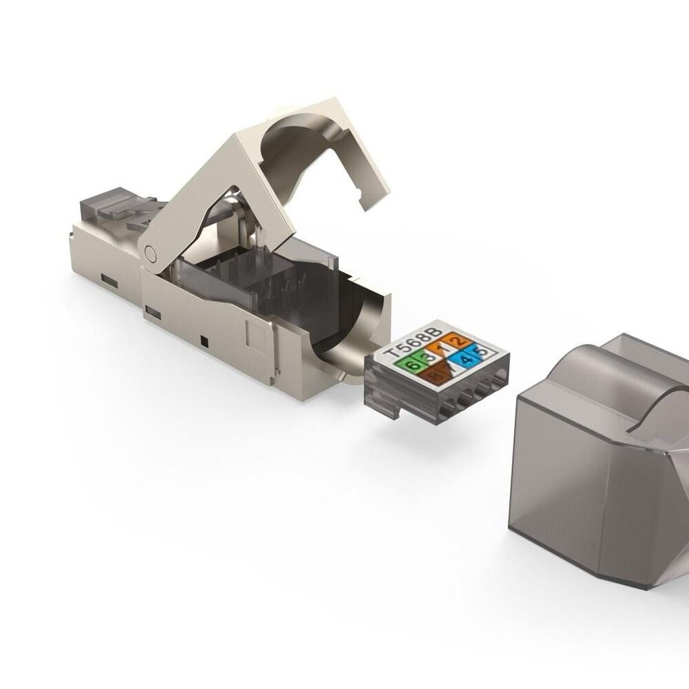 Hama Hama CAT-6a Stecker 10 Gbit/s für Gigabit-Verbindungen. Adapter RJ45
