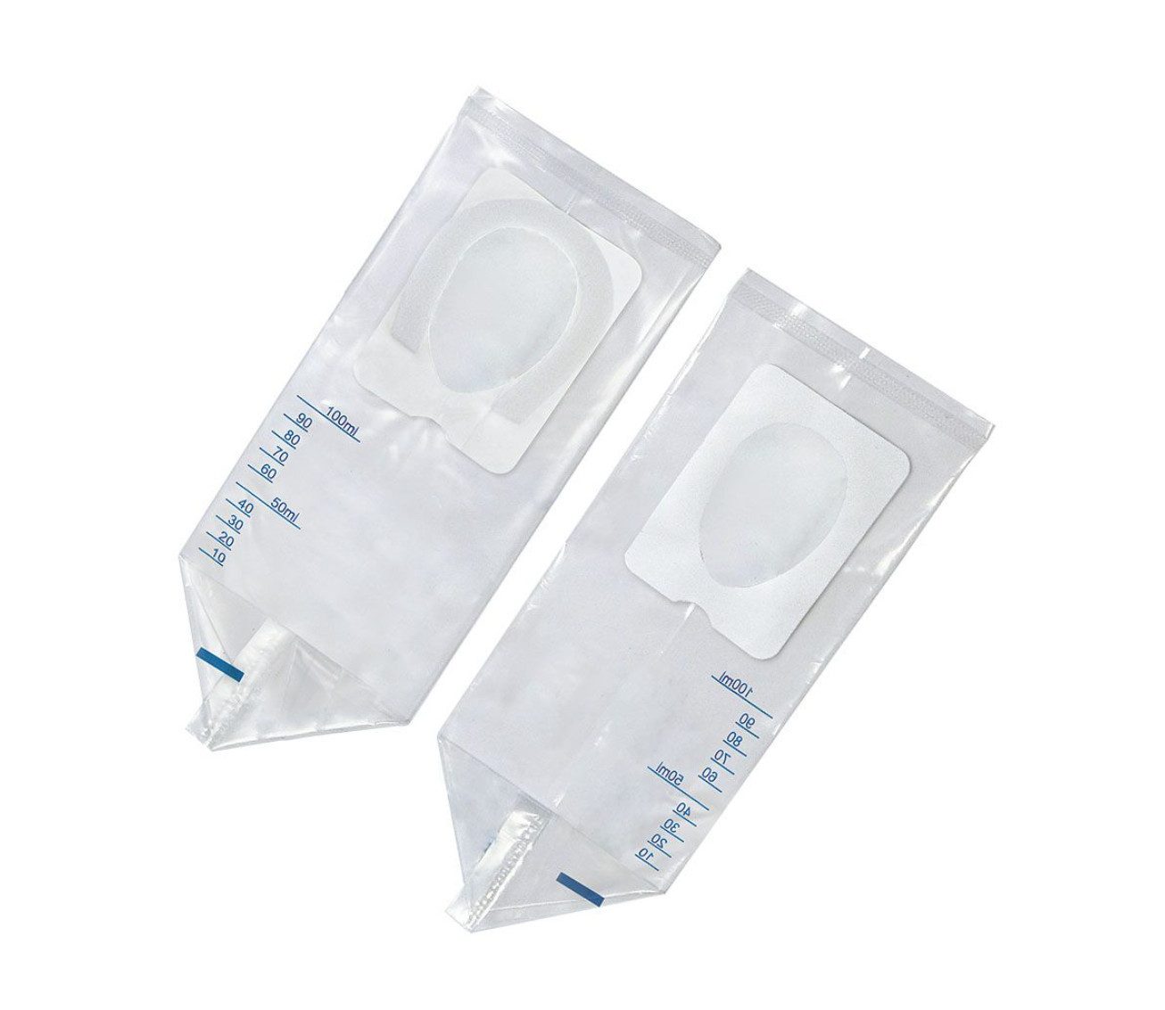 DocMed Сумка мочи 100 ml für Kinder steril (100 Stk) (für hygienische und sichere Anwendung, 100 St., medizinischer Сумка мочи), Hautfreundlich, Steril verpackt