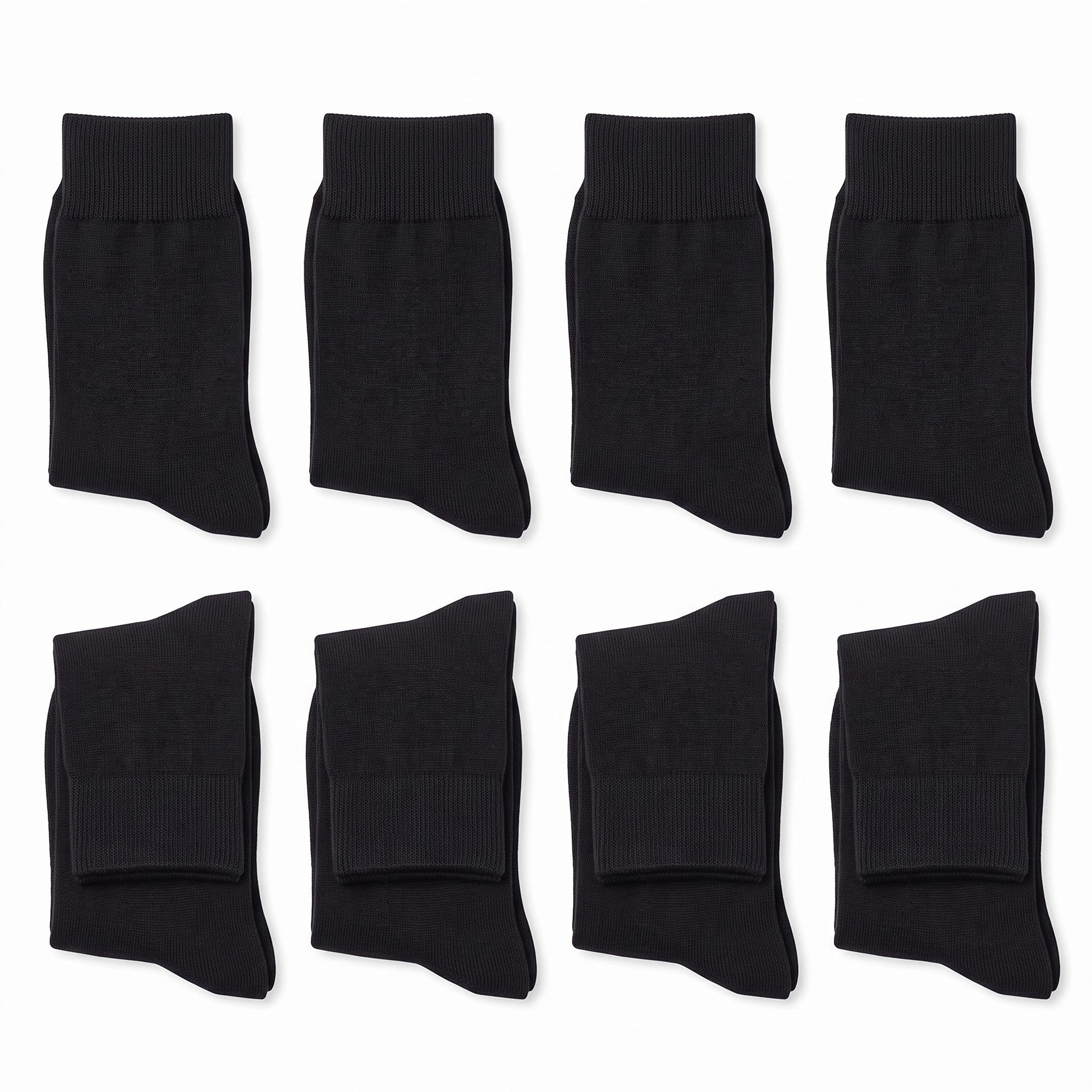 Black Snake Businesssocken Merinosocken mit 60 % Wolle und Baumwolle innen für Damen und Herren (Socken-Set, 4-Paar, Schwarz 35/38) Geruchshemmend mit Komfortbu – Bild 2 von 5