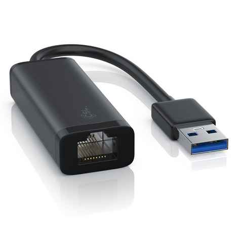 CSL Netzwerk-Adapter USB Typ A zu RJ-45 (Ethernet), USB 3.0 auf RJ45 Gigabit Netzwerkadapter, externe Netzwerkkarte